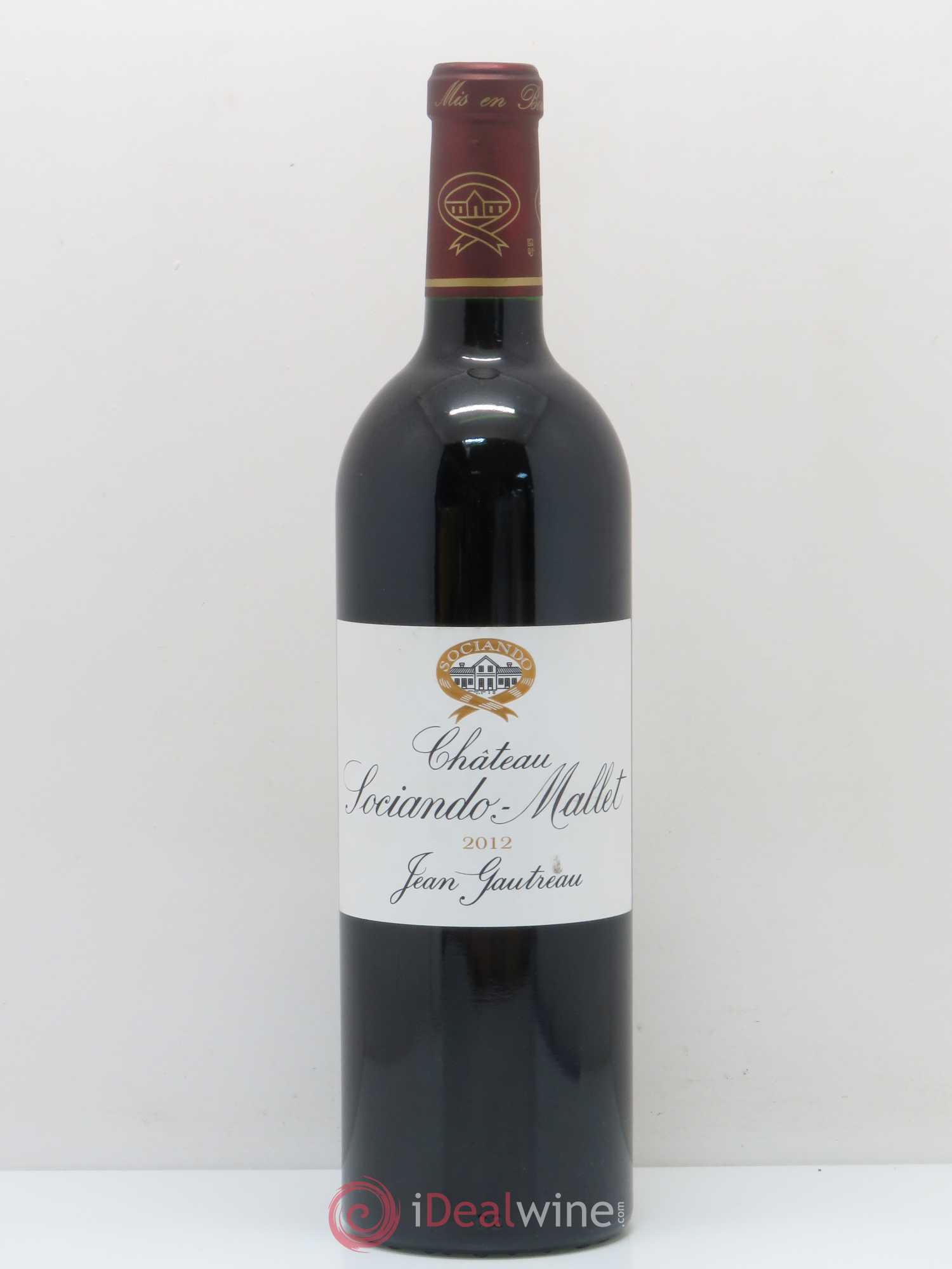 Château Sociando Mallet 2012 - Lot de 1 bouteille - 0