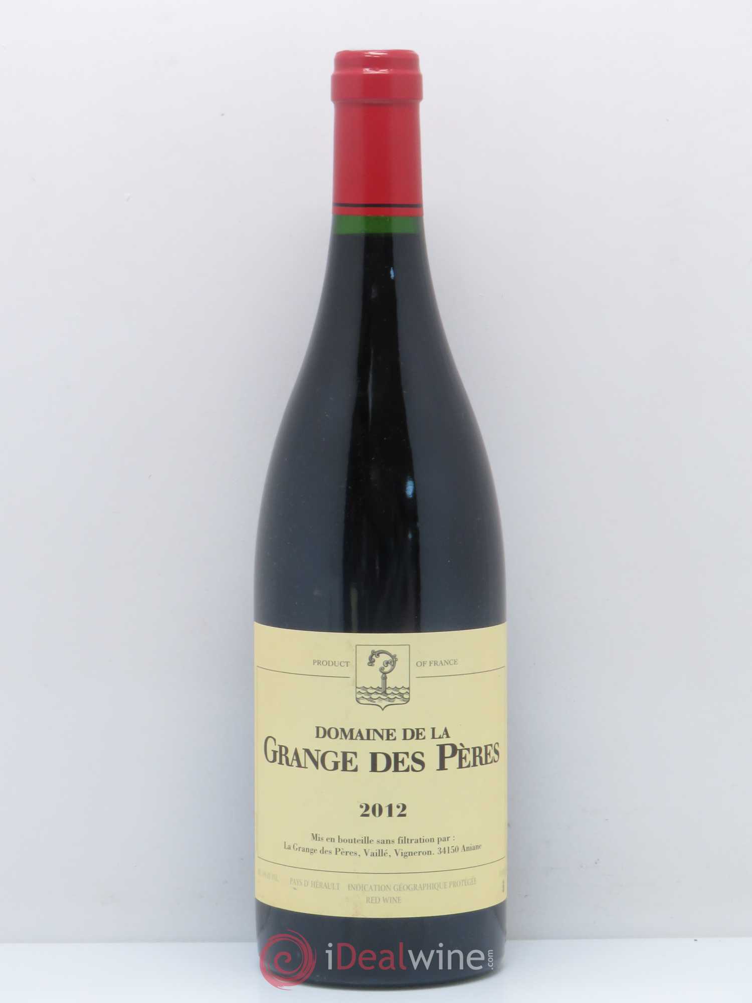 Pays d'Hérault Grange des Pères Laurent Vaillé 2012 - Lot de 1 bouteille - 0