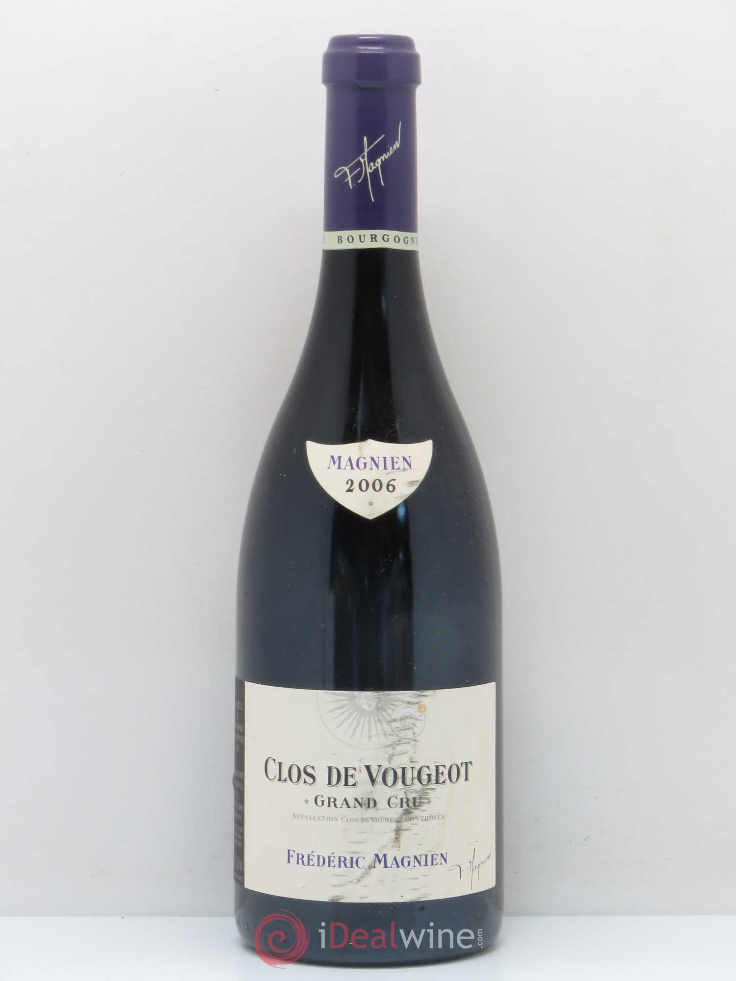 Clos de Vougeot Grand Cru Magnien 2006 - Lot de 1 bouteille - 0