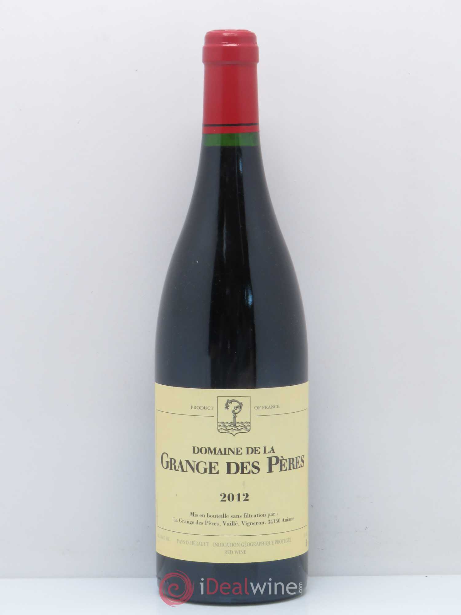 Pays d'Hérault Grange des Pères Laurent Vaillé 2012 - Lot de 1 bouteille - 0