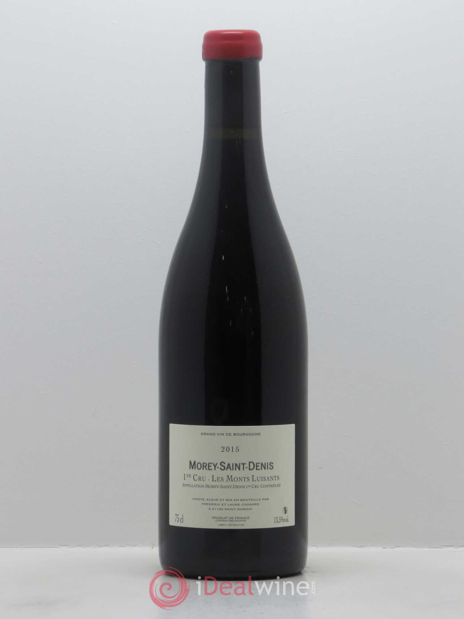 Morey-Saint-Denis 1er Cru Les Monts Luisants Frédéric Cossard 2015 - Lot de 1 bouteille - 1