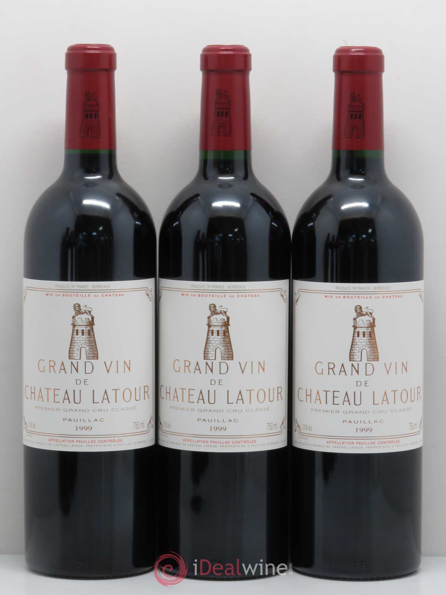 Château Latour 1er Grand Cru Classé 1999 - Lot de 6 bouteilles - 1
