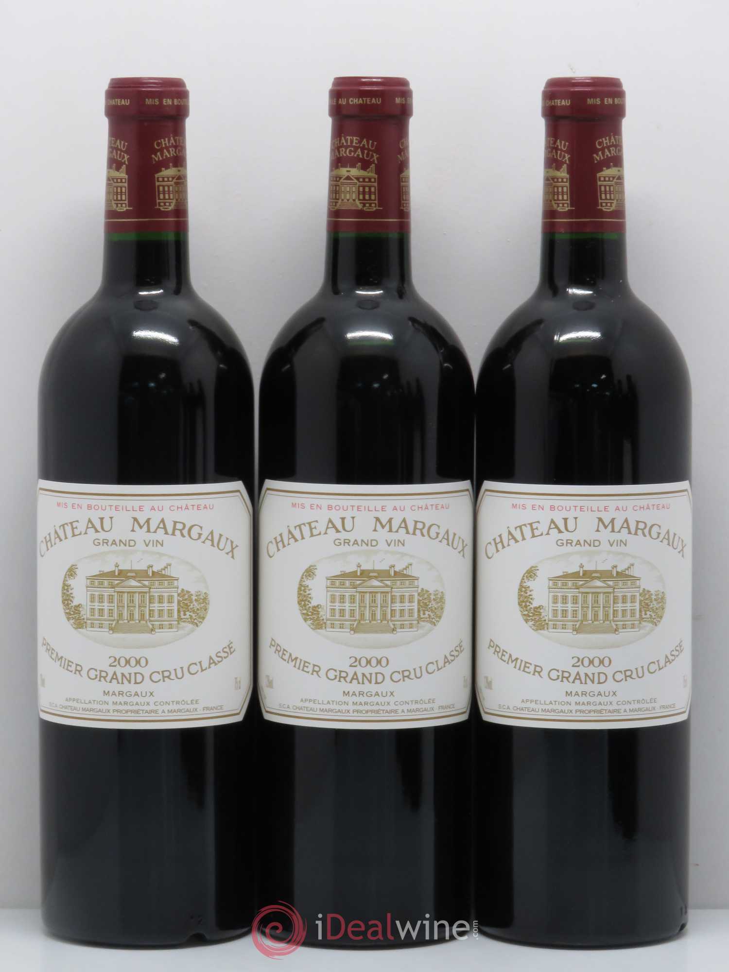 Château Margaux 1er Grand Cru Classé 2000 - Lot de 6 bouteilles - 1