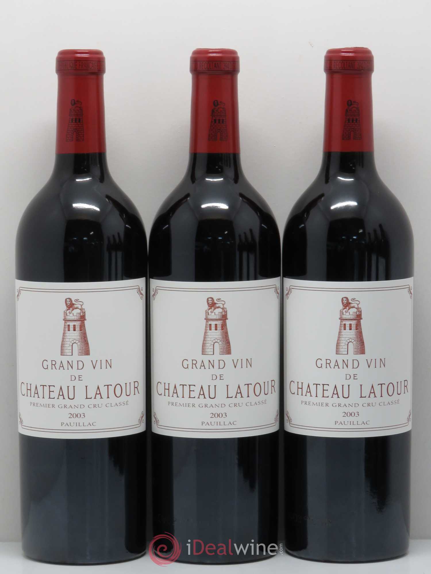 Château Latour 1er Grand Cru Classé 2003 - Lot de 6 bouteilles - 2