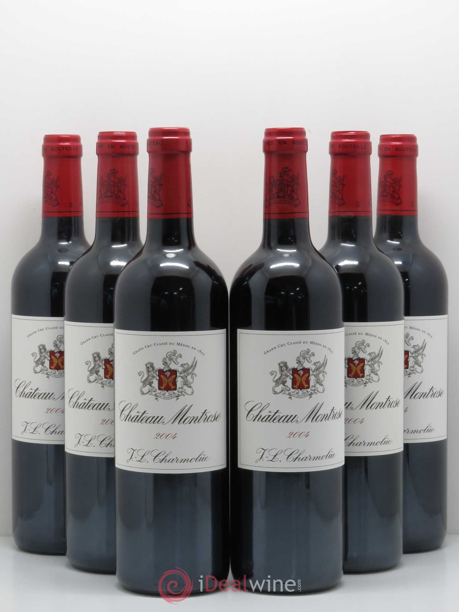 Château Montrose 2ème Grand Cru Classé 2004 - Lot de 6 bouteilles - 0