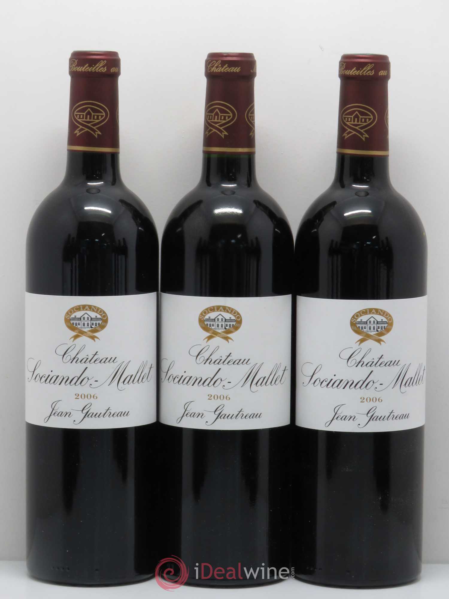 Château Sociando Mallet 2006 - Lot de 12 bouteilles - 1
