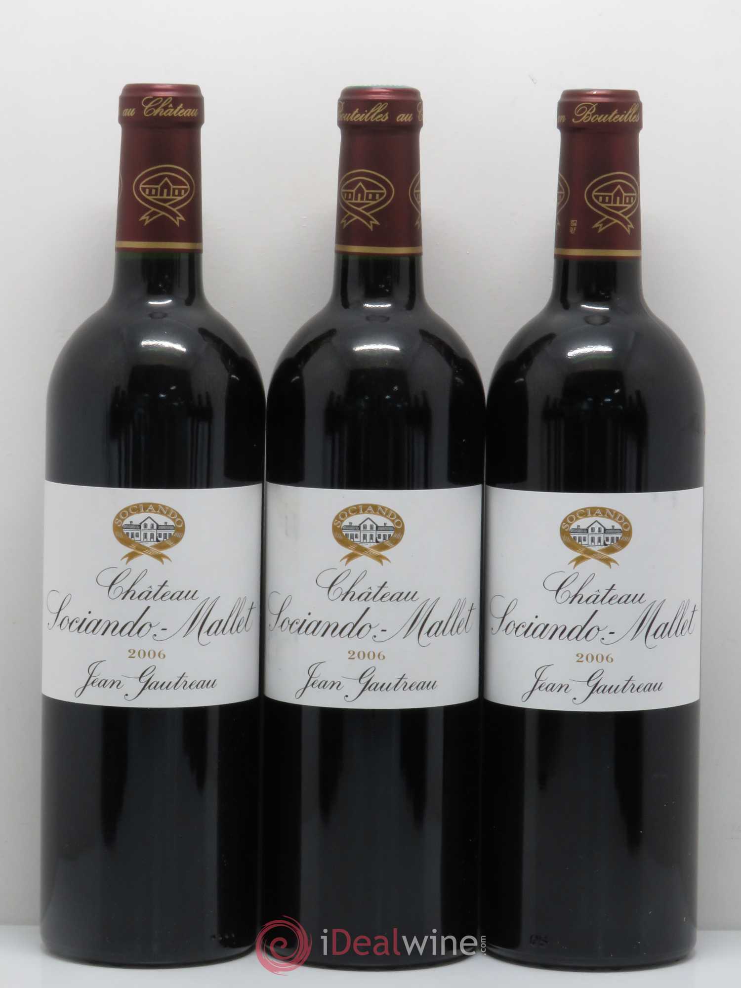 Château Sociando Mallet 2006 - Lot de 12 bouteilles - 2