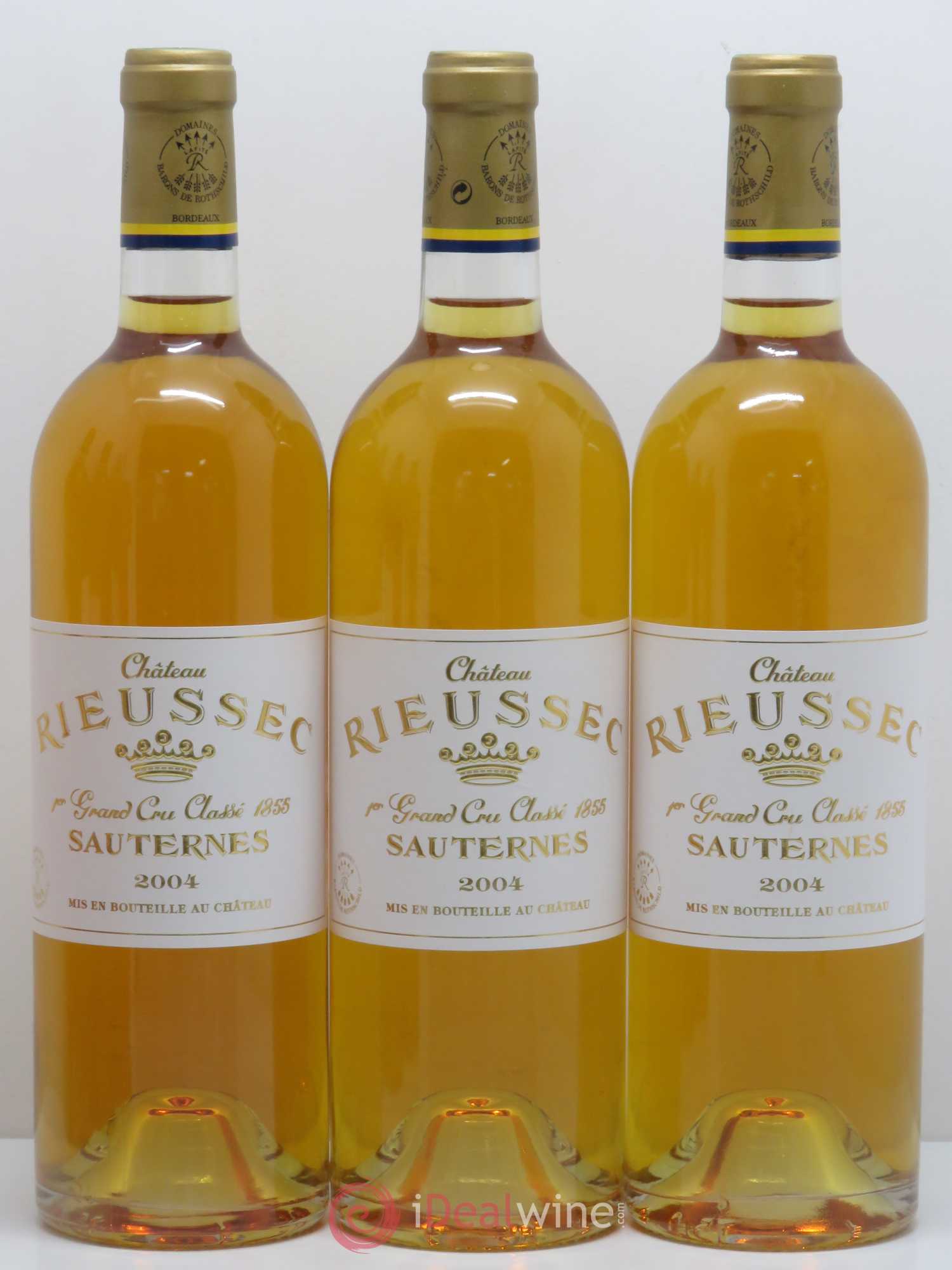 Château Rieussec 1er Grand Cru Classé 2004 - Lotto di 6 bottiglie - 2