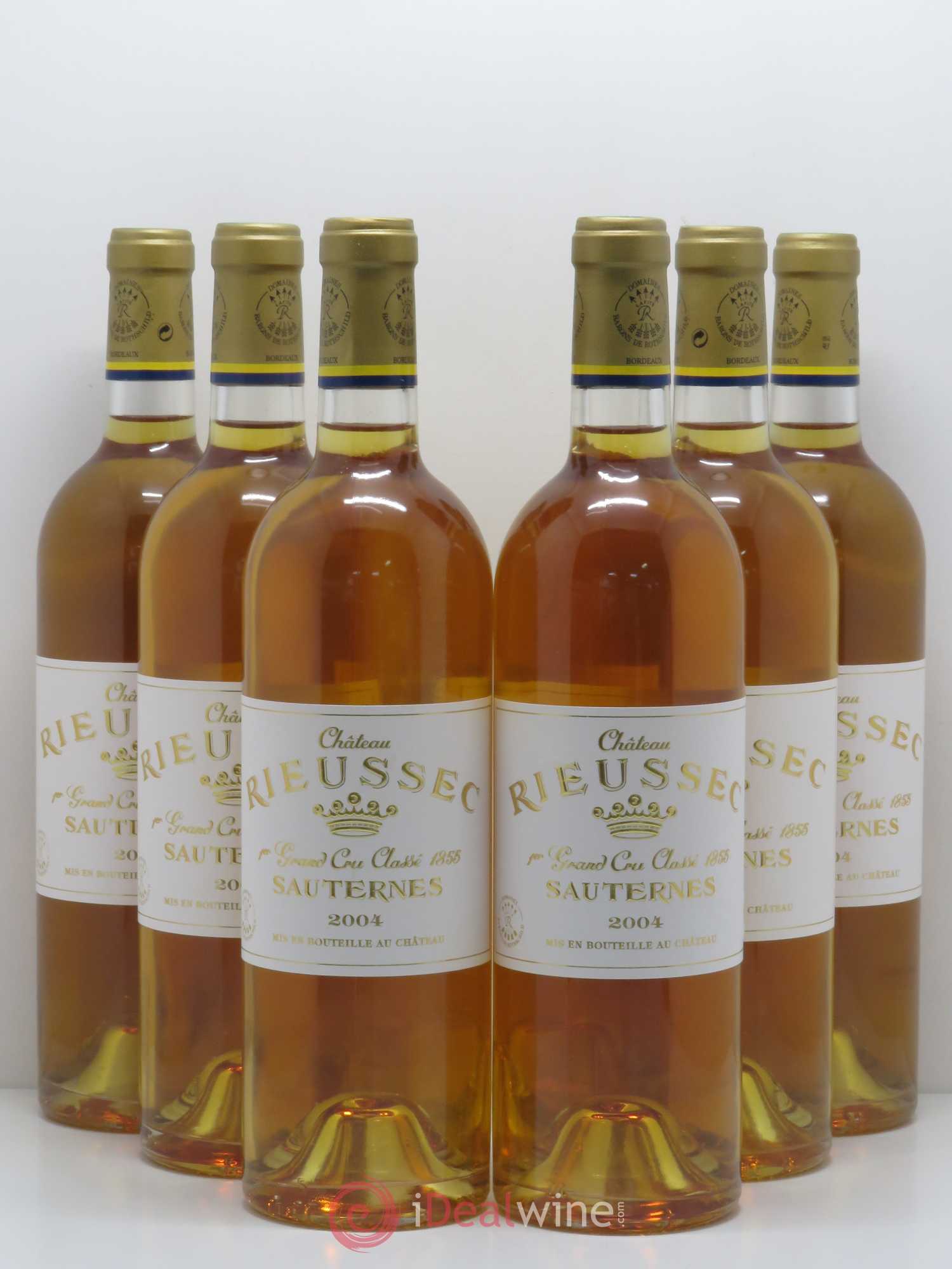 Château Rieussec 1er Grand Cru Classé 2004 - Lotto di 6 bottiglie - 0