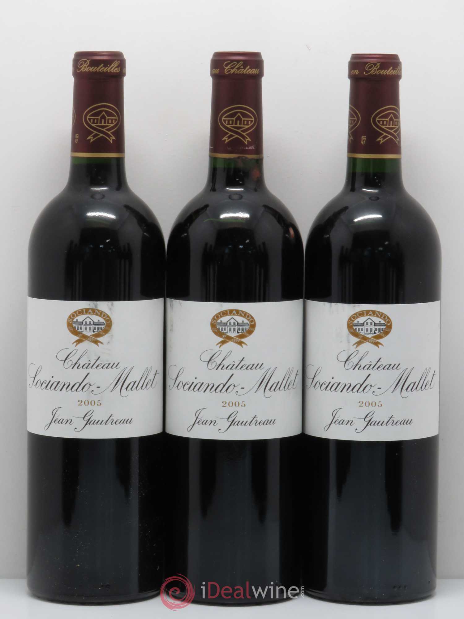 Château Sociando Mallet 2005 - Lot de 12 bouteilles - 2