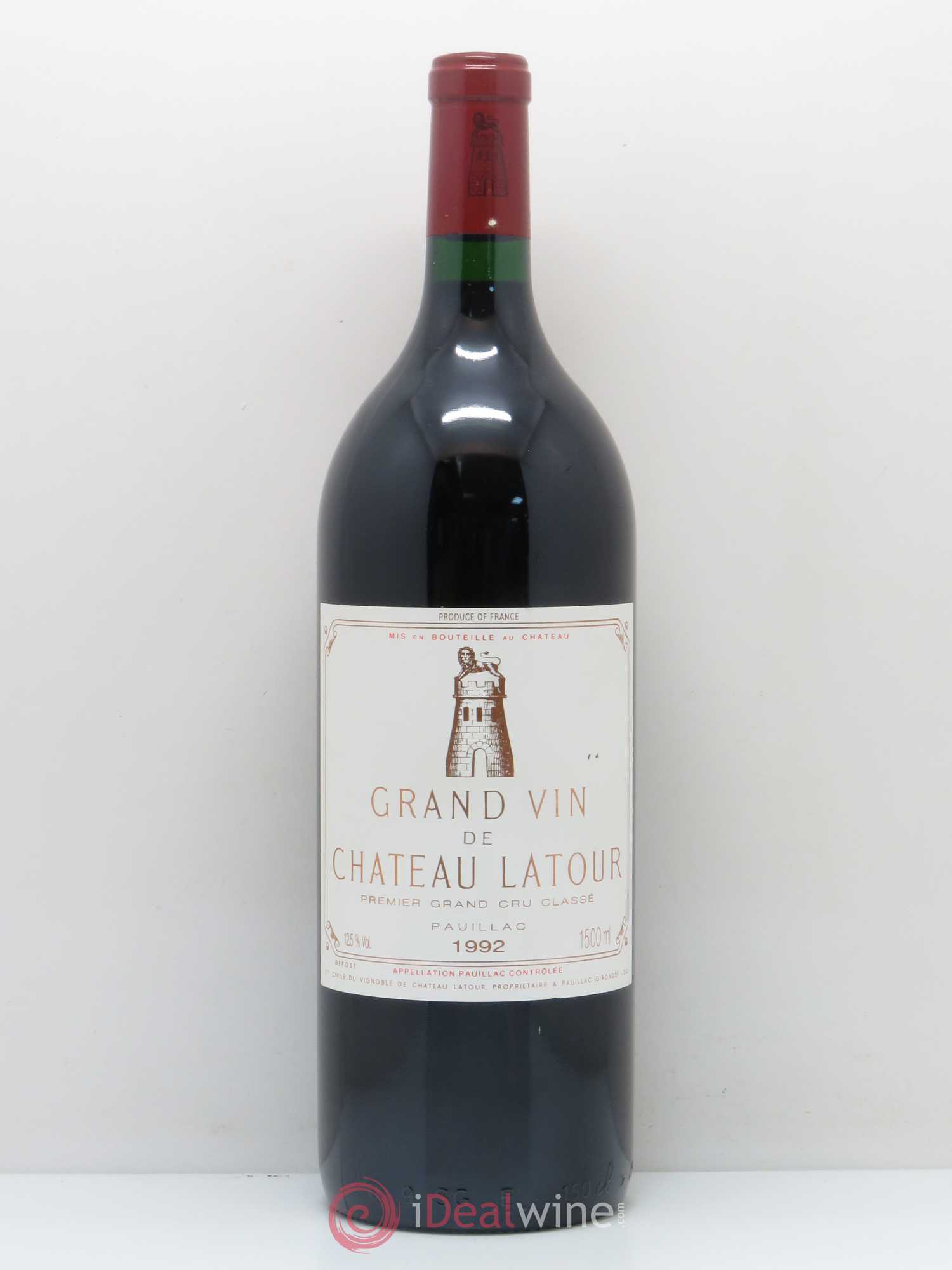 Château Latour 1er Grand Cru Classé 1992 - Lot de 1 magnum - 0