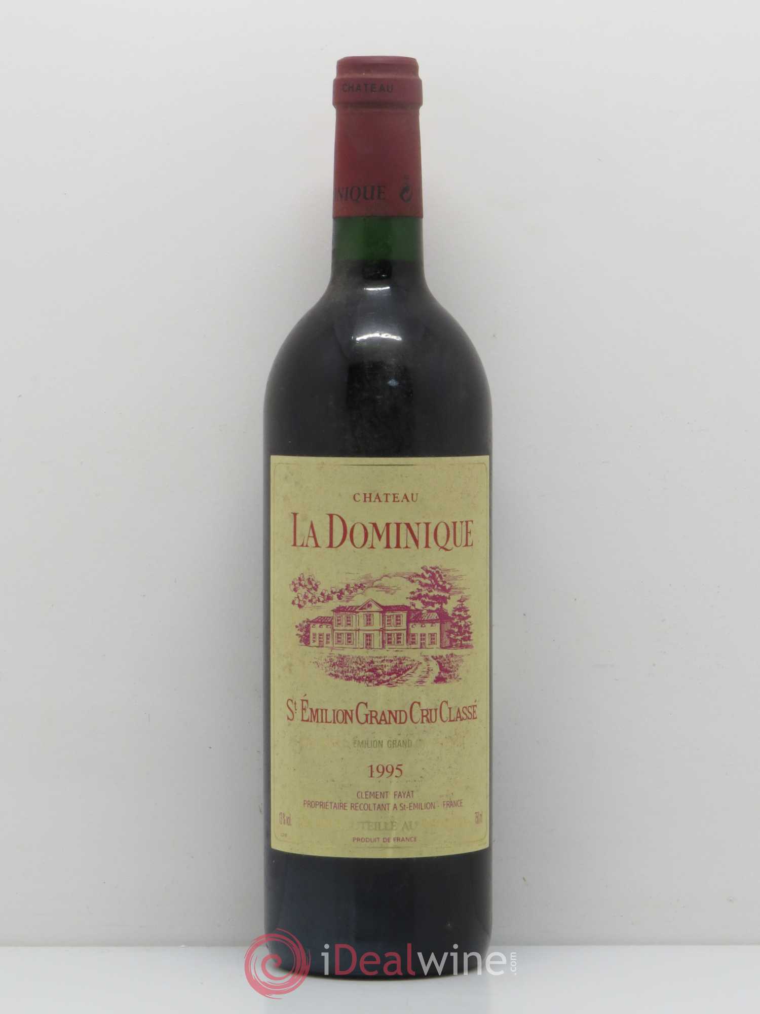 Château la Dominique Grand Cru Classé 1995 - Lot de 1 bouteille - 0