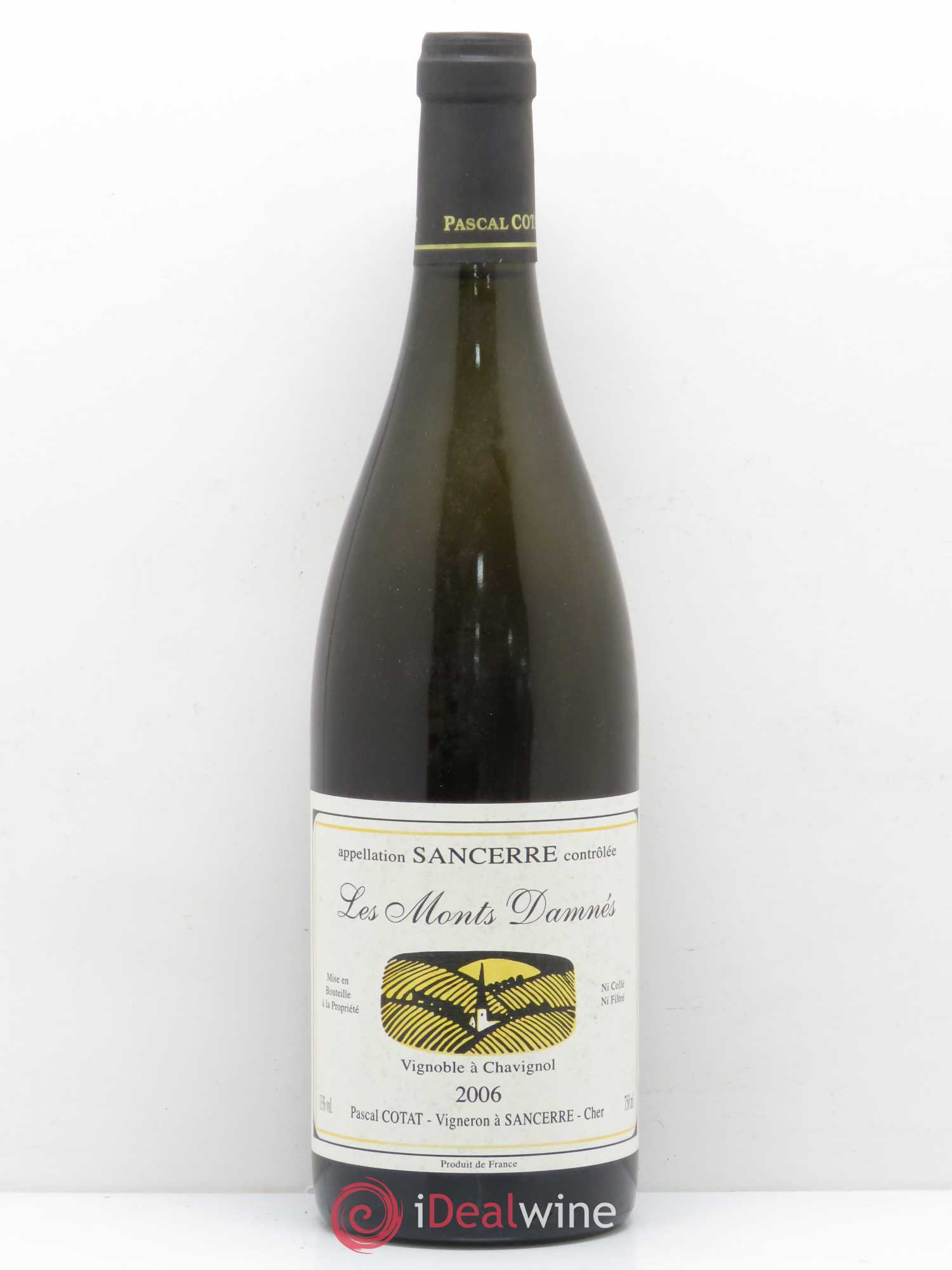Sancerre Les Monts Damnés Pascal Cotat 2006 - Lot de 1 bouteille - 0