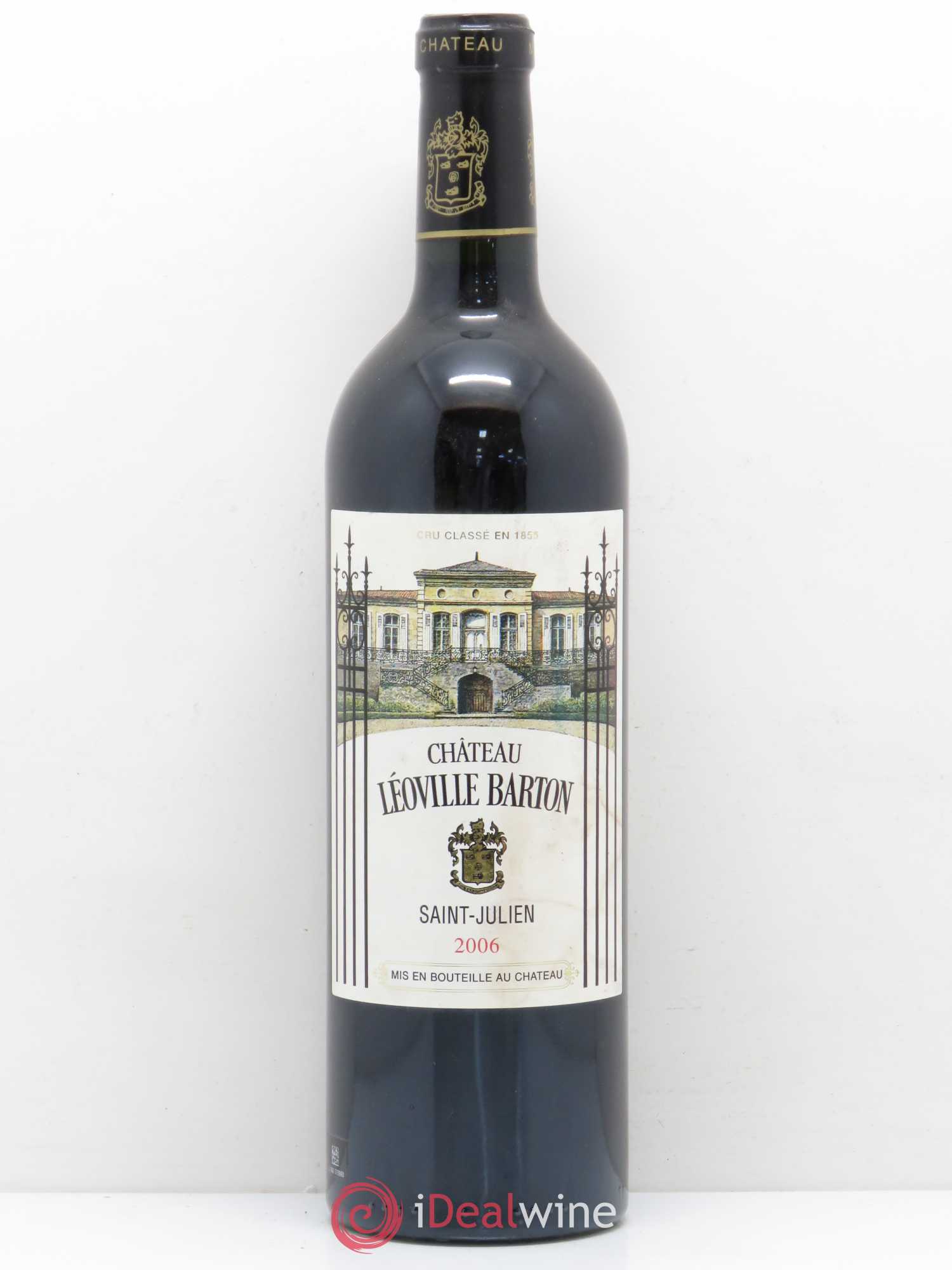 Château Léoville Barton 2ème Grand Cru Classé 2006 - Lot de 1 bouteille - 0