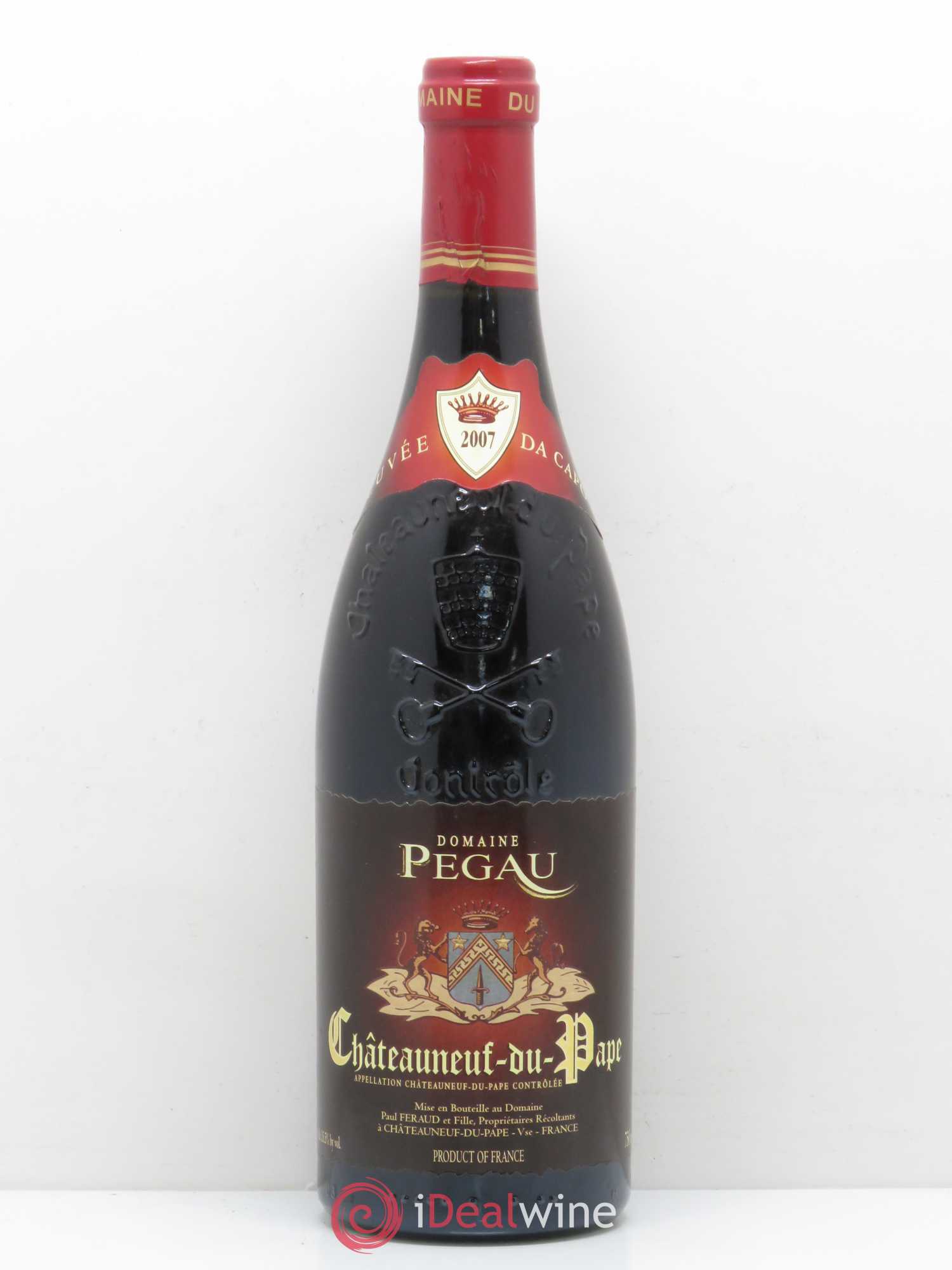 Châteauneuf-du-Pape Domaine du Pégau Cuvée Da Capo Paul et Laurence Féraud 2007 - Lot de 1 bouteille - 0