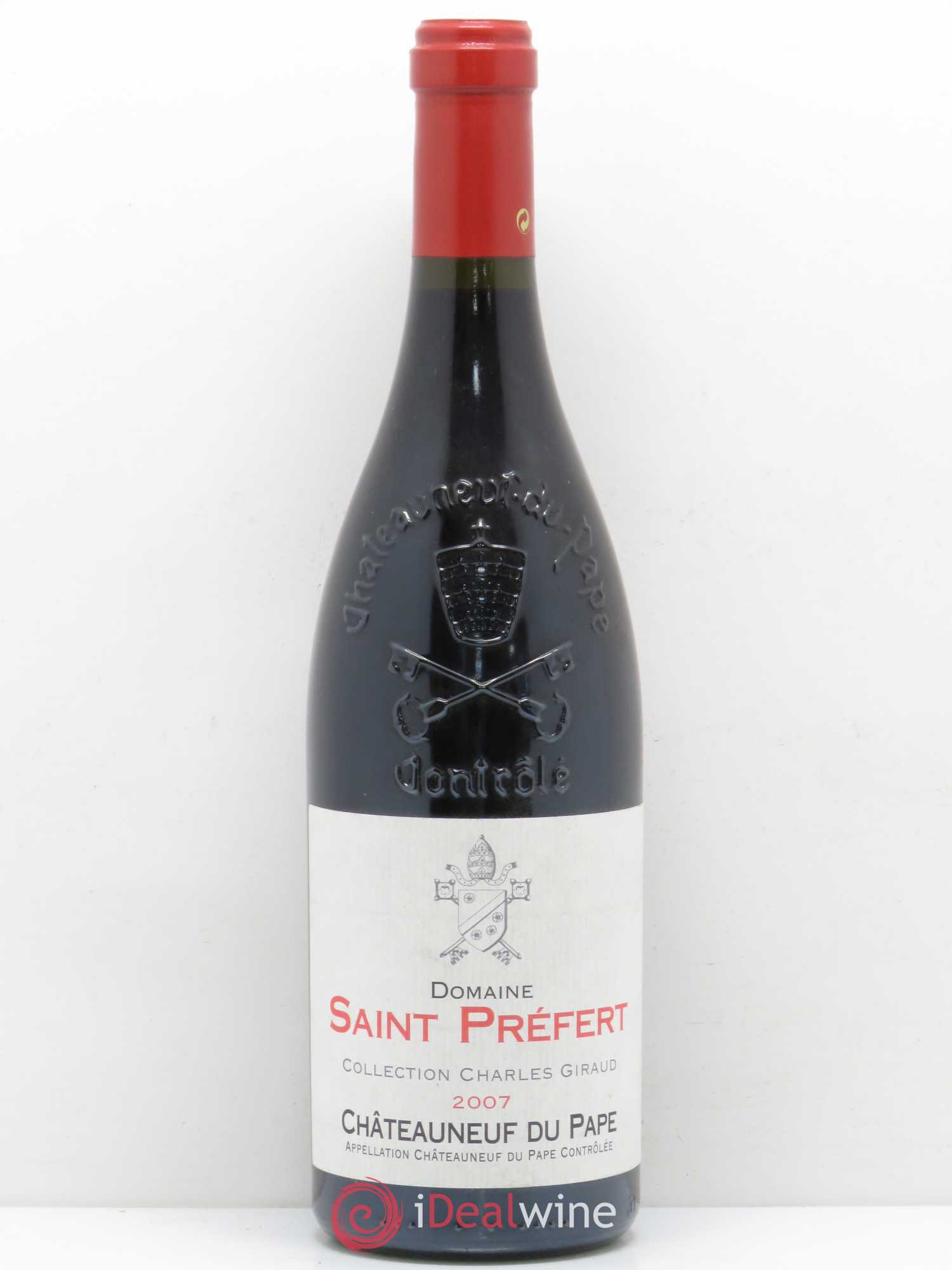 Châteauneuf-du-Pape Collection Charles Giraud Domaine Saint-Préfert 2007 - Lot de 1 bouteille - 0