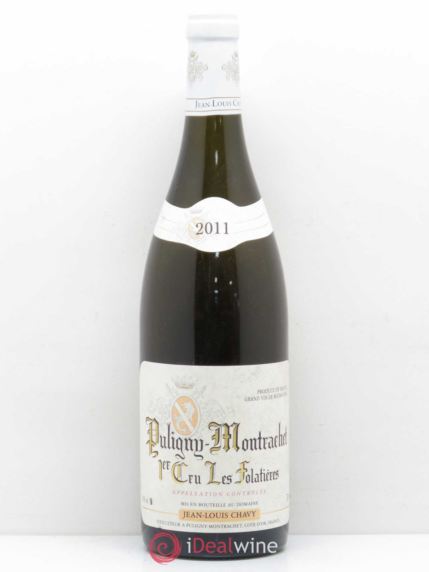 Puligny-Montrachet 1er Cru Les Folatières Chavy 2011 - Posten von 1 Flasche - 0