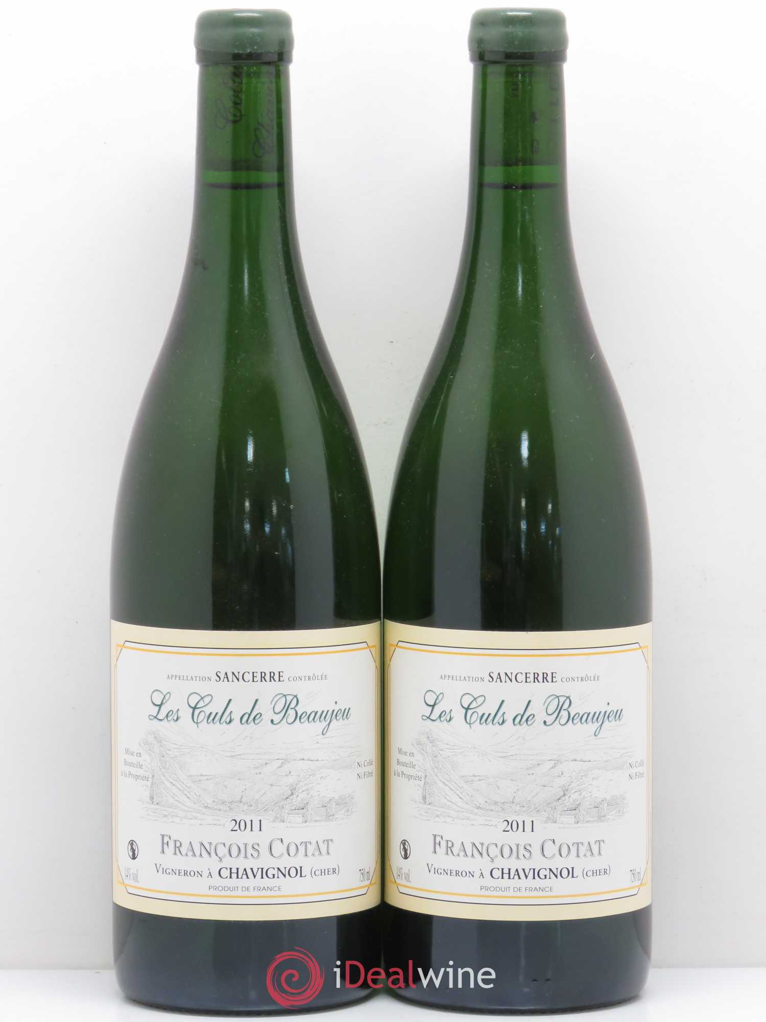 Sancerre Les Culs de Beaujeu François Cotat 2011 - Lot de 2 bouteilles - 0