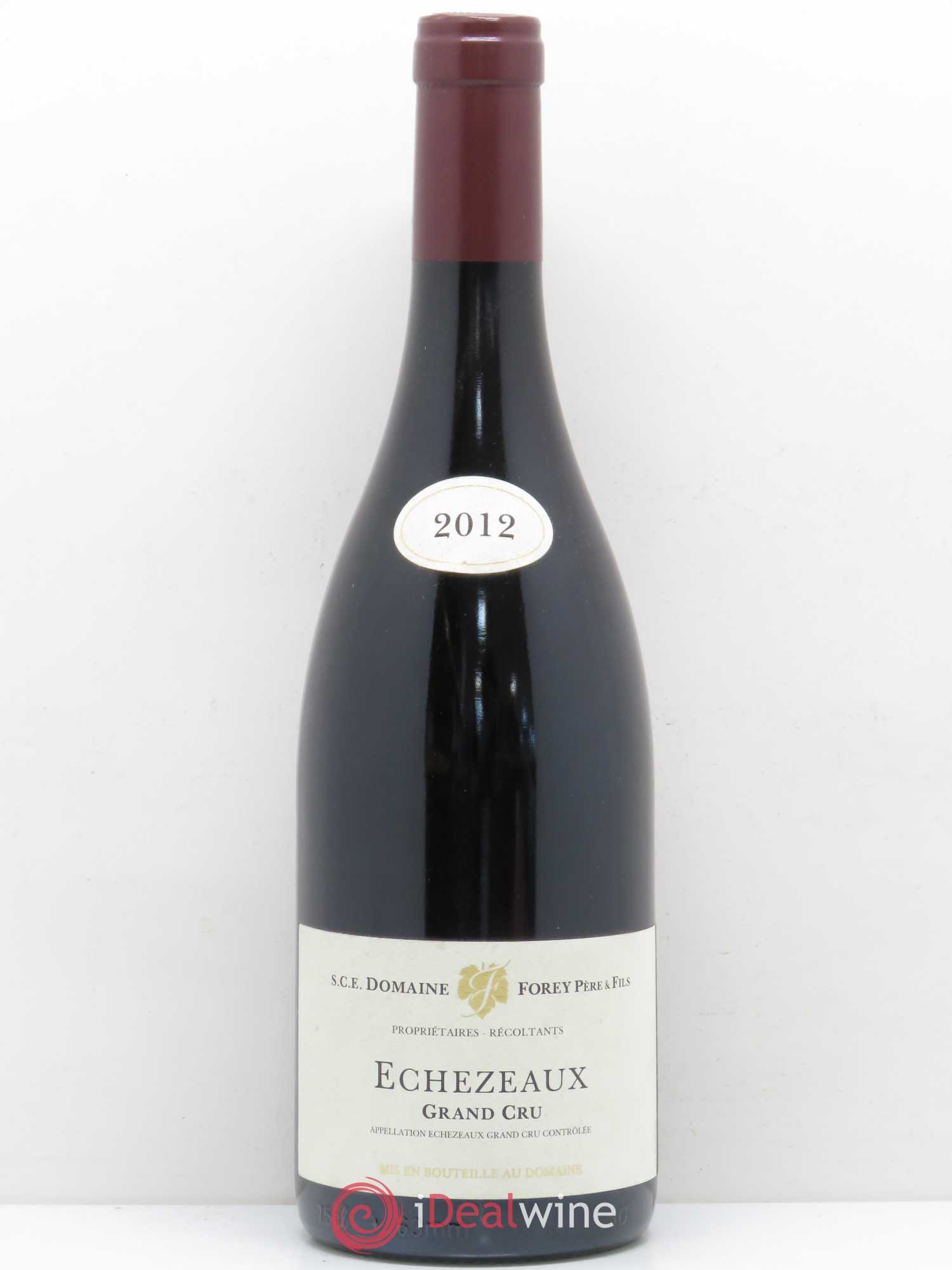 Echezeaux Grand Cru Forey 2012 - Lot de 1 bouteille - 0
