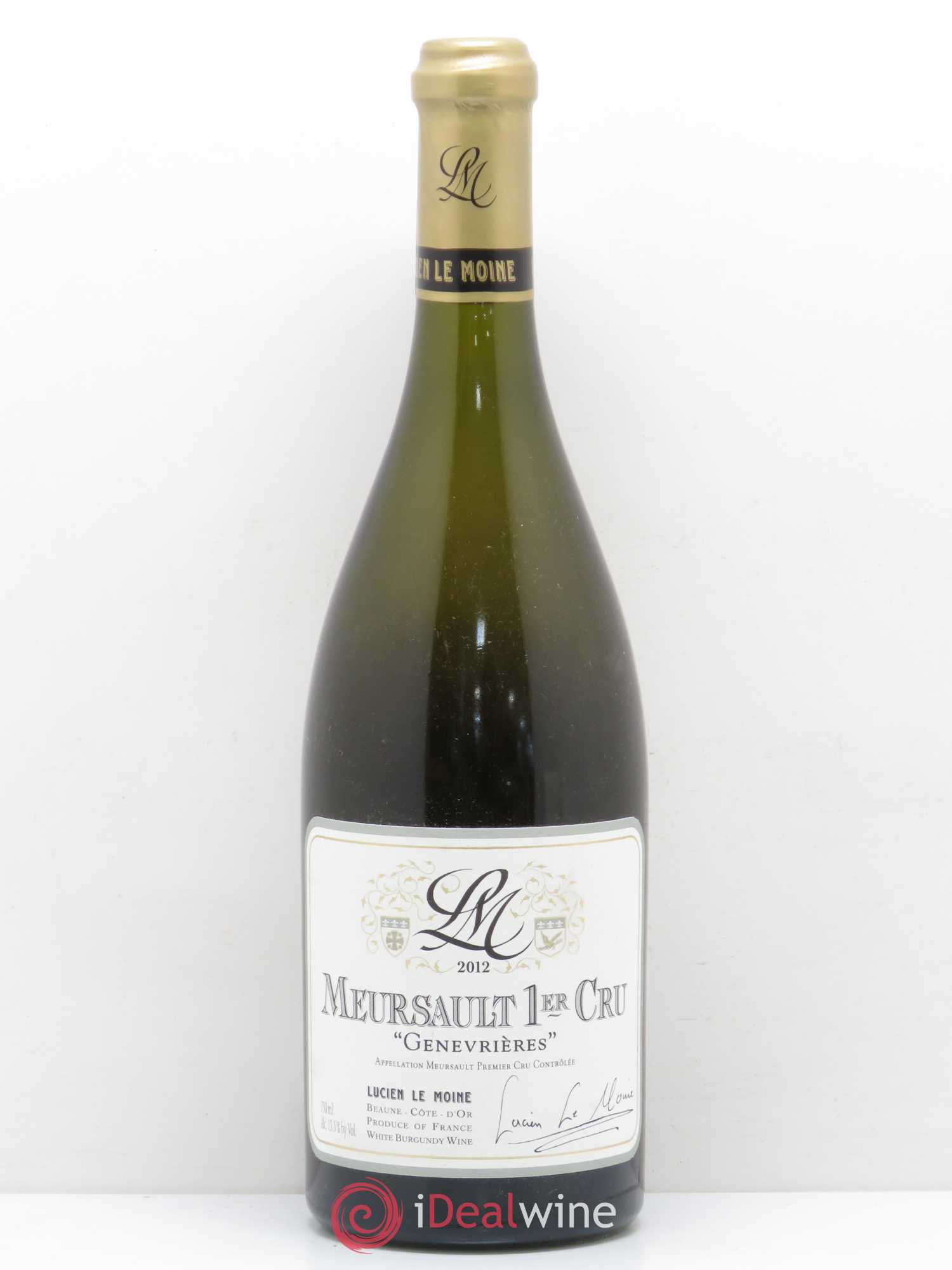 Meursault 1er Cru Genevrieres Lucien Le Moine 2012 - Posten von 1 Flasche - 0