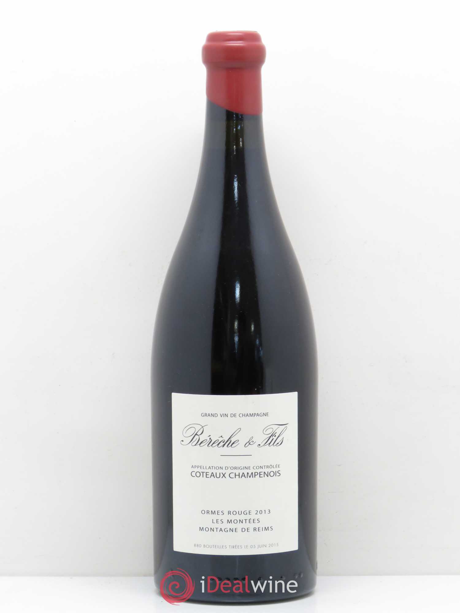 Divers Coteaux Champenois Ormes Rouge Les Montées Bereche 2013 - Posten von 1 Flasche - 0