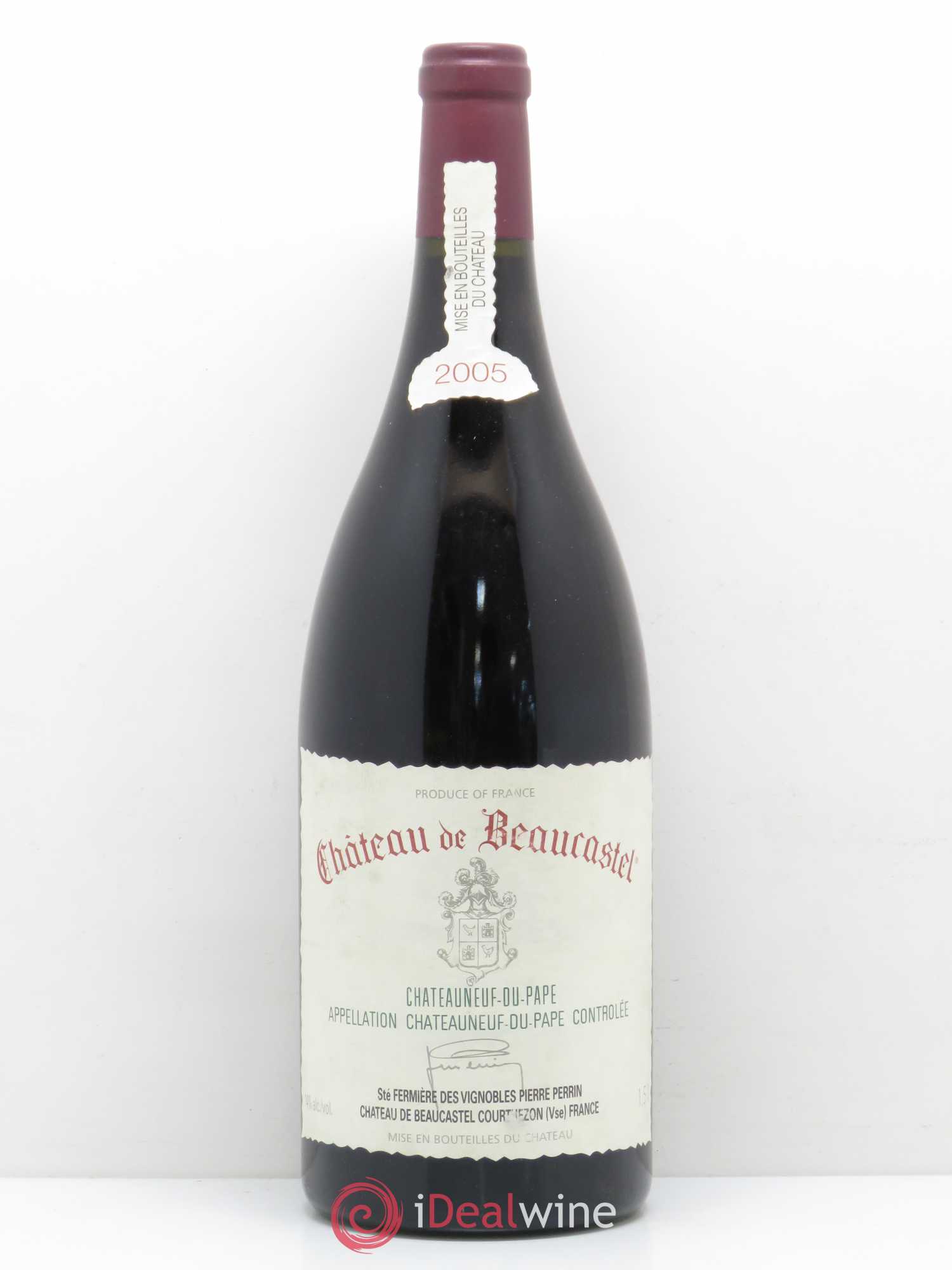 Châteauneuf-du-Pape Château de Beaucastel Famille Perrin 2005 - Lot de 1 magnum - 0
