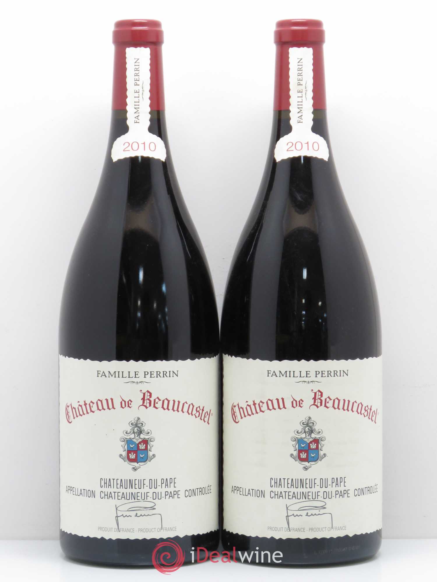 Châteauneuf-du-Pape Château de Beaucastel Famille Perrin 2010 - Lot de 2 magnums - 0