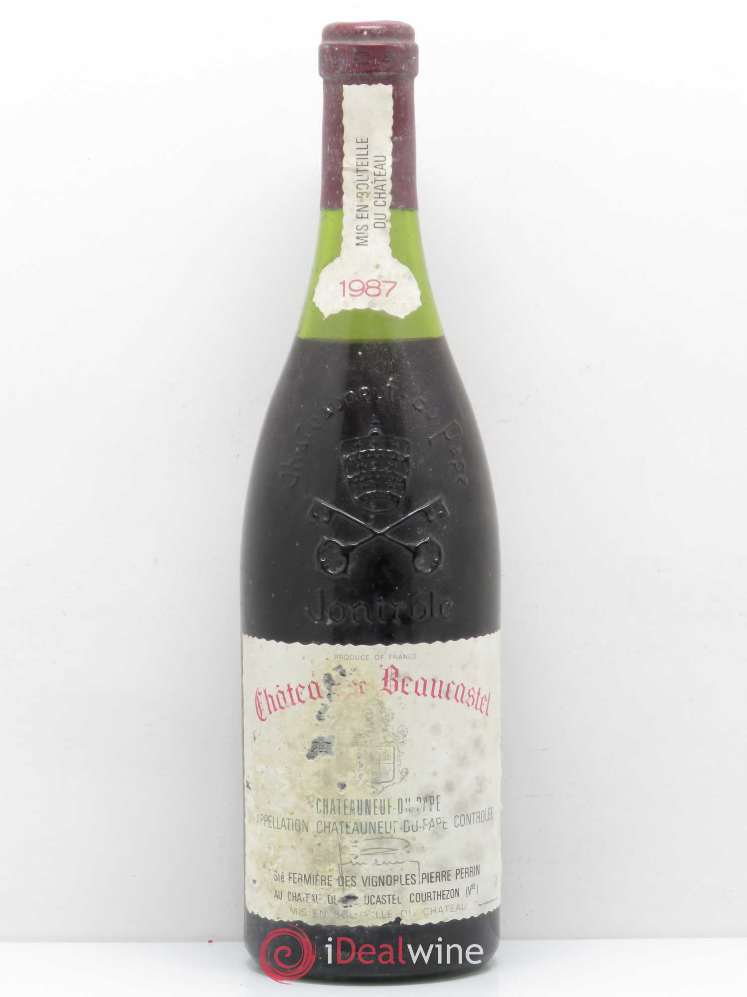 Châteauneuf-du-Pape Château de Beaucastel Famille Perrin 1987 - Lot de 1 bouteille - 0