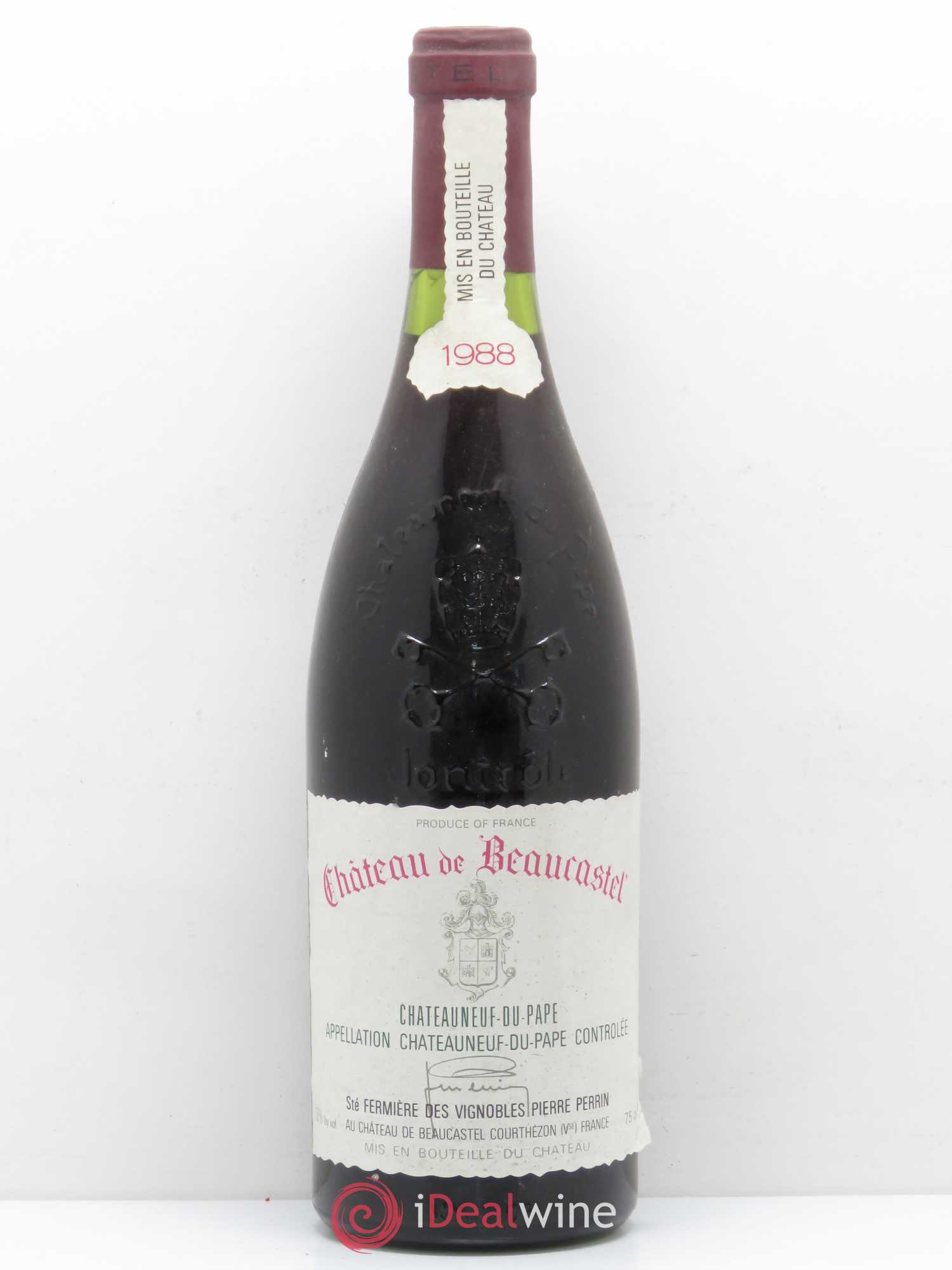 Châteauneuf-du-Pape Château de Beaucastel Famille Perrin 1988 - Lot de 1 bouteille - 0