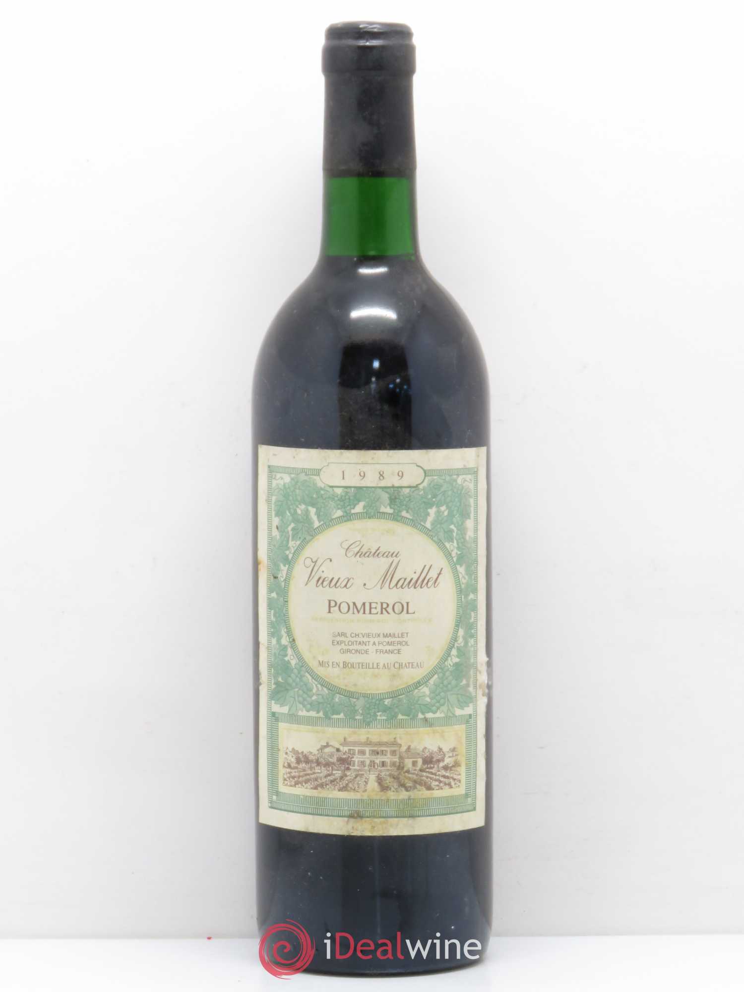 Château Vieux Maillet 1989 - Lot de 1 bouteille - 0