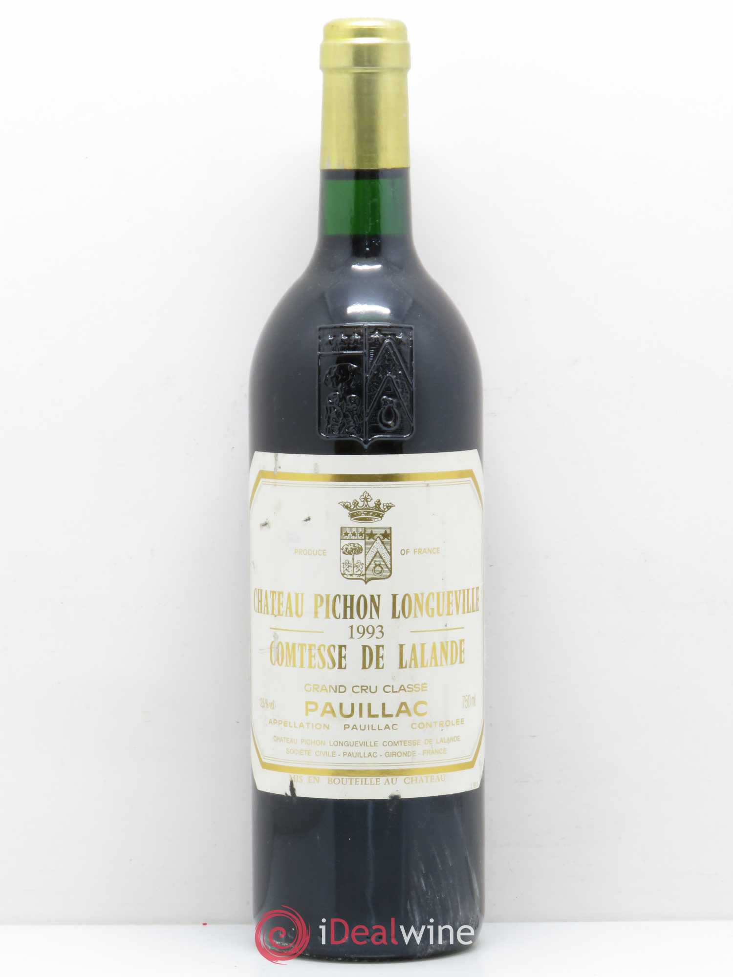 Château Pichon Longueville Comtesse de Lalande 2ème Grand Cru Classé 1993 - Lot de 1 bouteille - 0