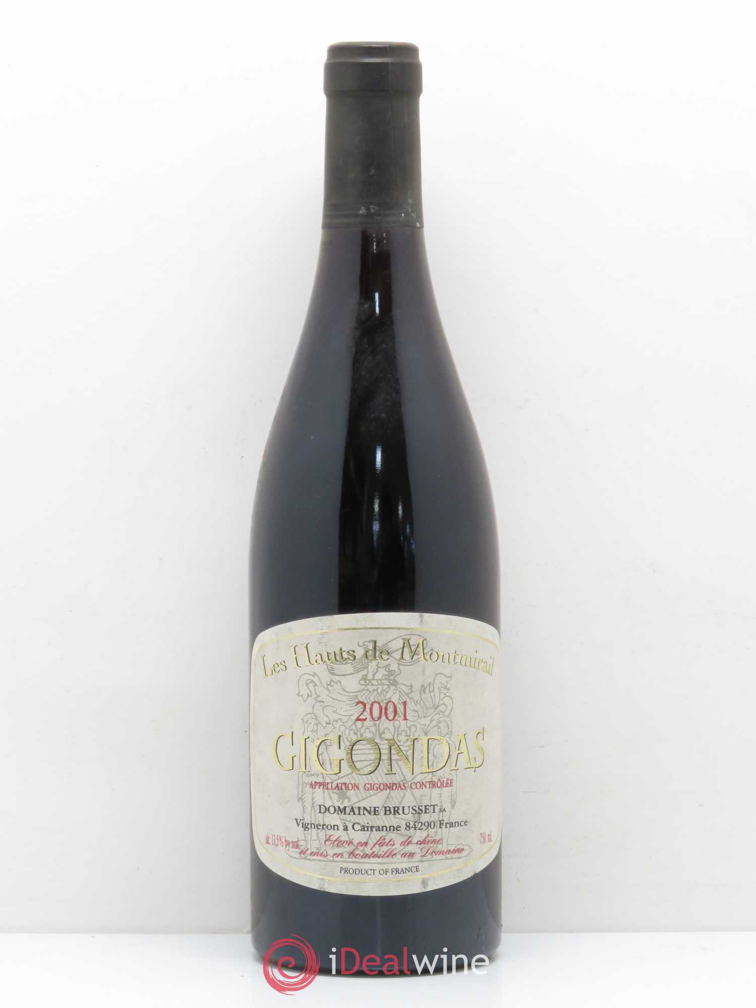 Gigondas Les Hauts de Montmirail Brusset (sans prix de réserve) 2001 - Posten von 1 Flasche - 0