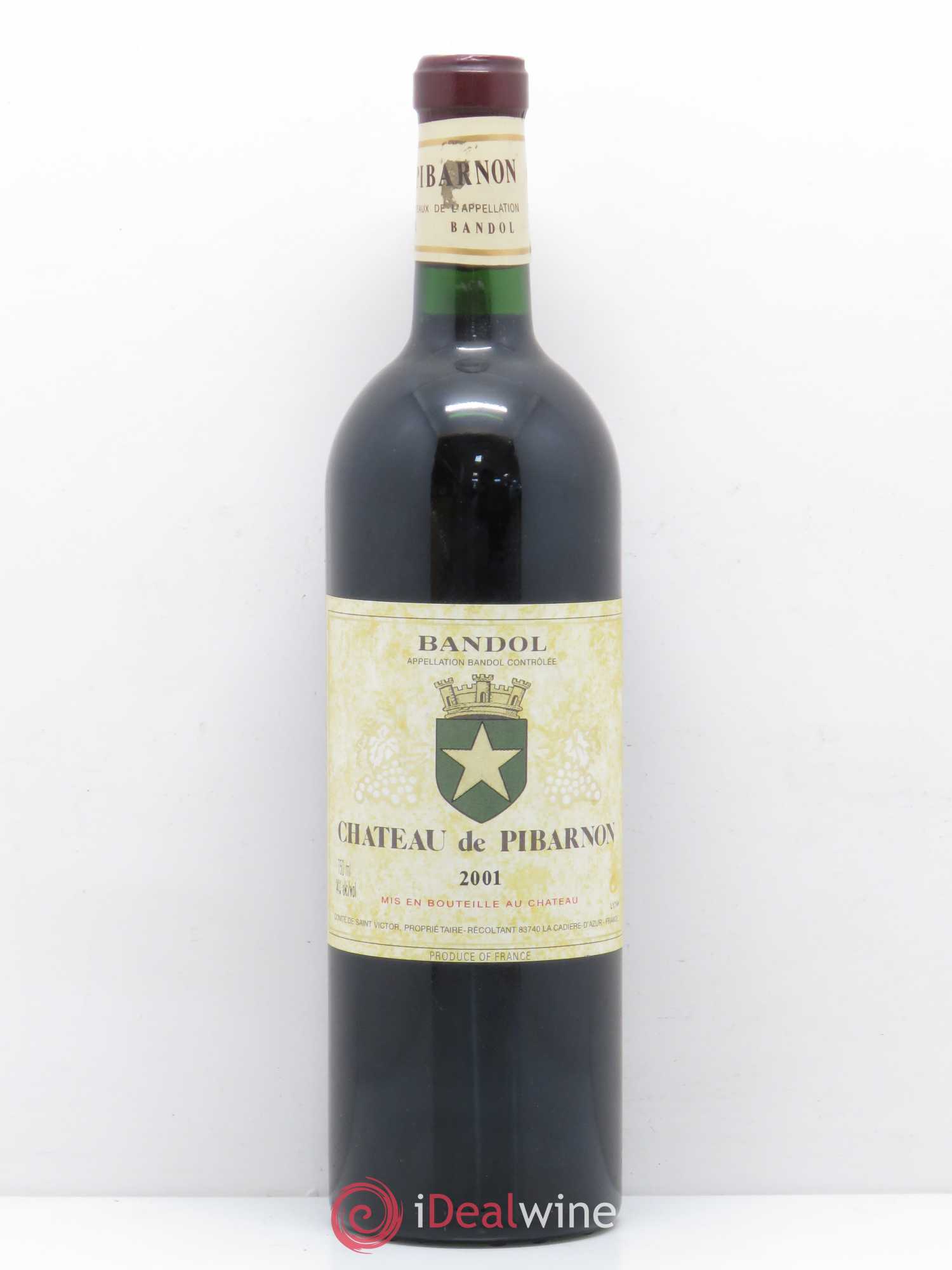 Bandol Château de Pibarnon Comte de Saint-Victor 2001 - Lot de 1 bouteille - 0