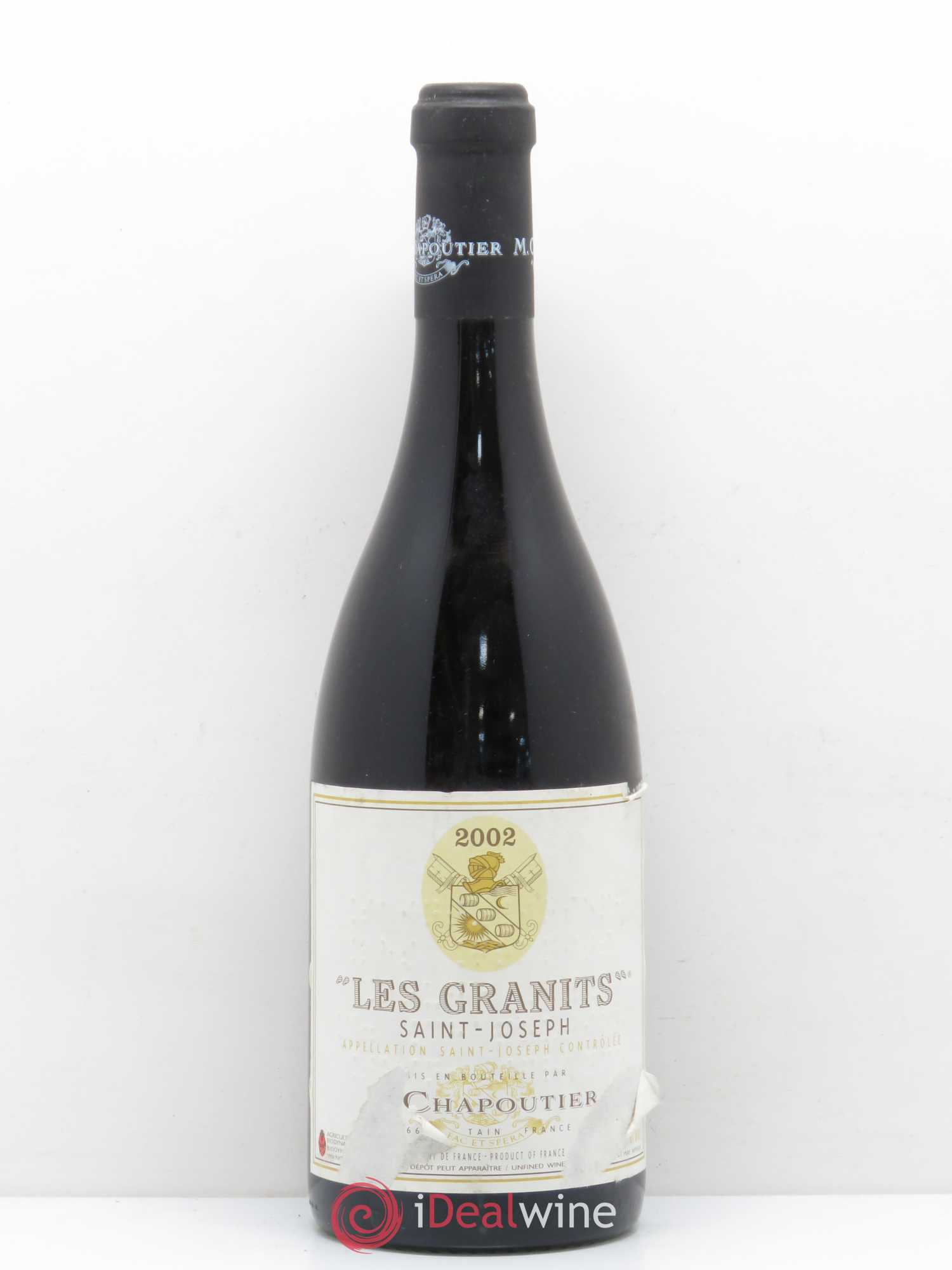 Saint-Joseph Les Granits Chapoutier 2002 - Lot de 1 bouteille - 0