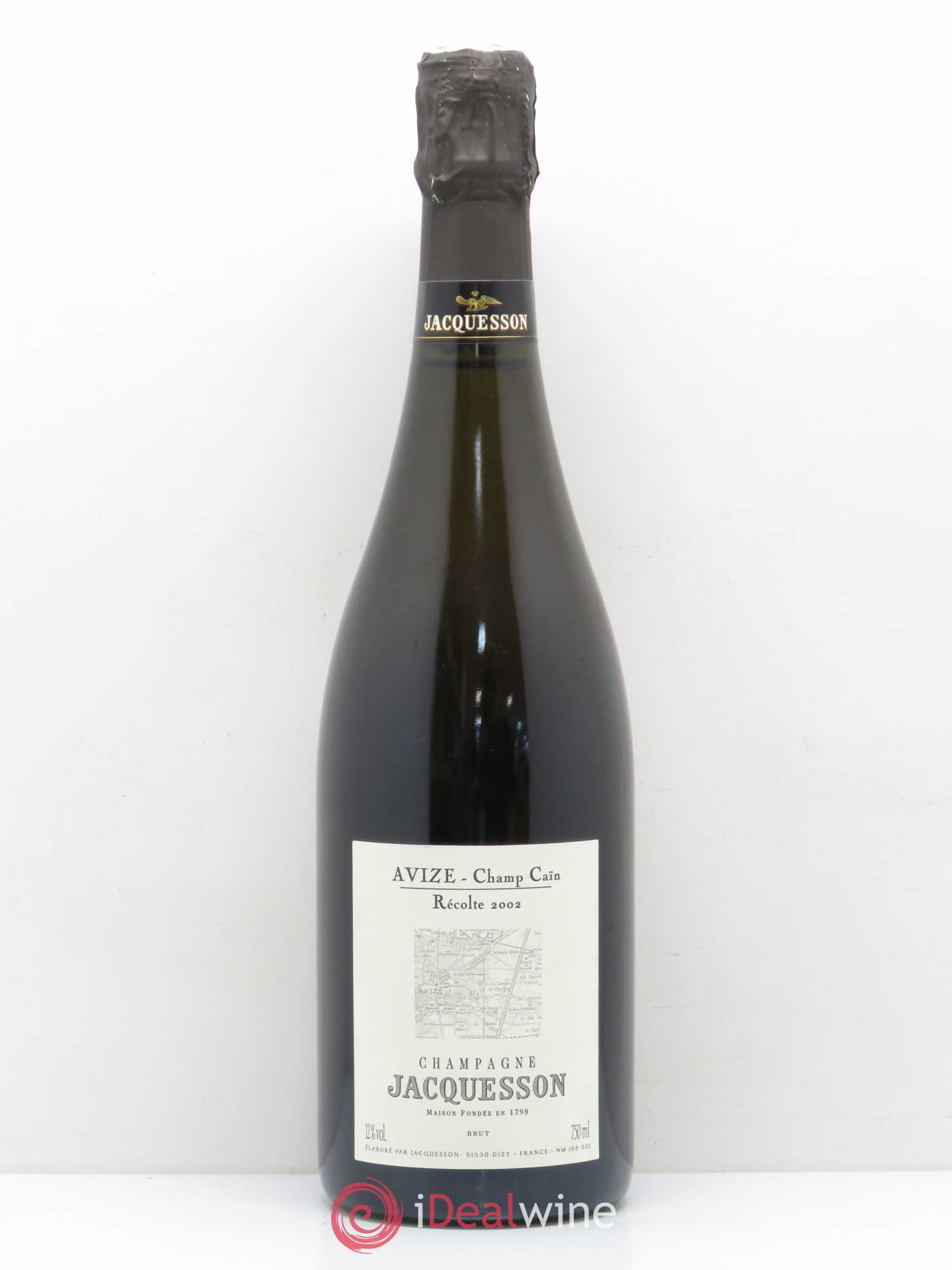 Avize Champ Caïn Extra-Brut Jacquesson 2002 - Lot de 1 bouteille - 0
