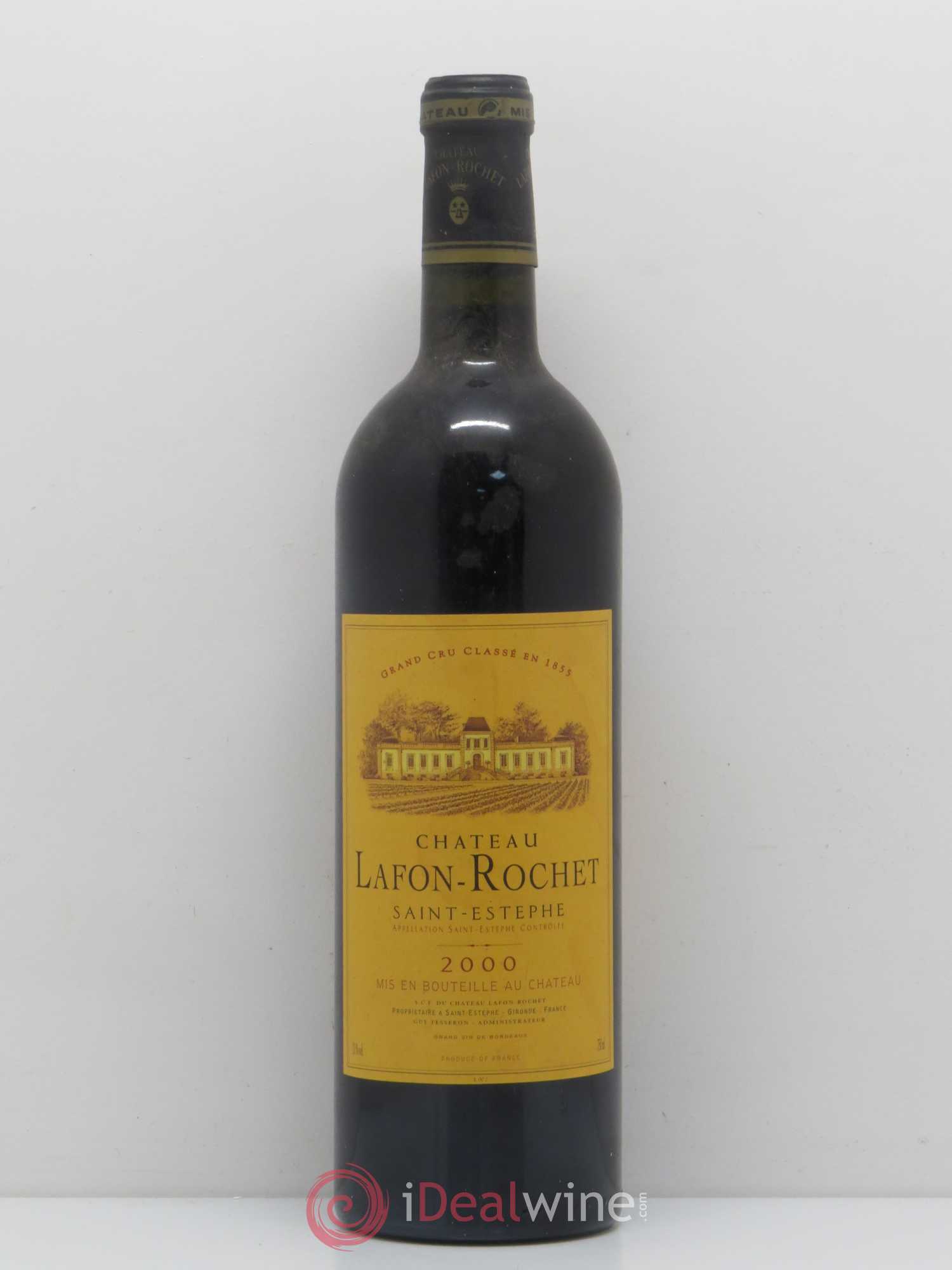 Château Lafon Rochet 4ème Grand Cru Classé 2000 - Lot de 1 bouteille - 0