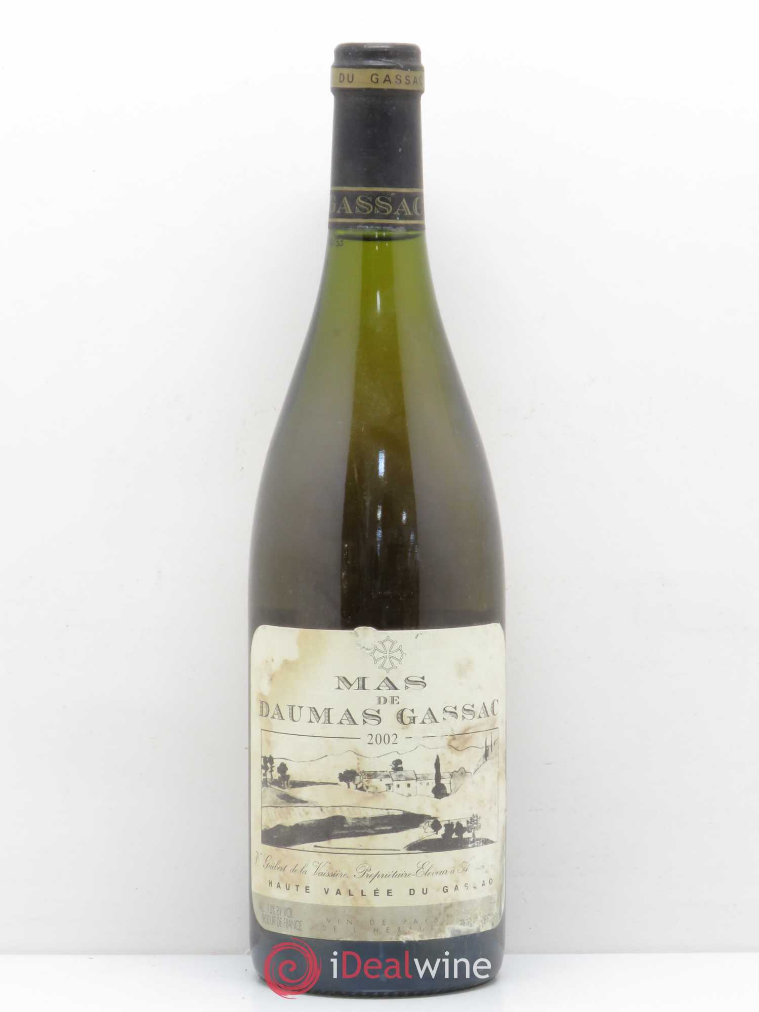 Saint-Guilhem-le-Désert - Cité d'Aniane Mas Daumas Gassac Famille Guibert de La Vaissière 2002 - Lot de 1 bouteille - 0