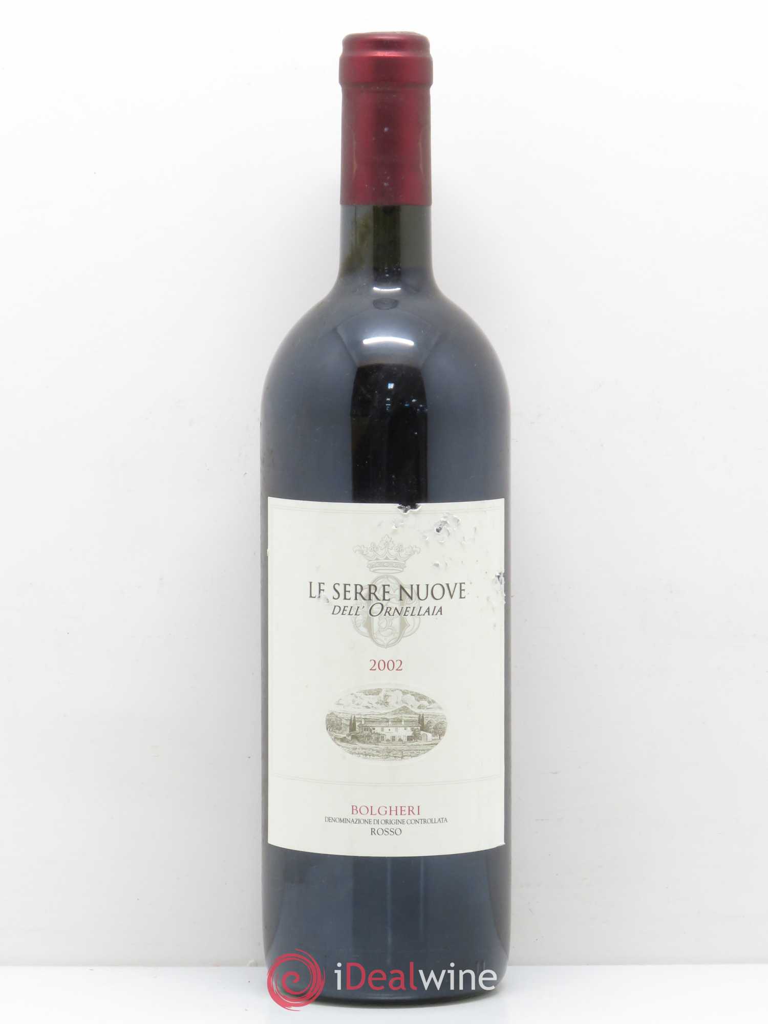 Bolgheri Tenuta Dell'Ornellaia DOC Le Serre Nuove dell'Ornellaia Frescobaldi 2002 - Lot de 1 bouteille - 0
