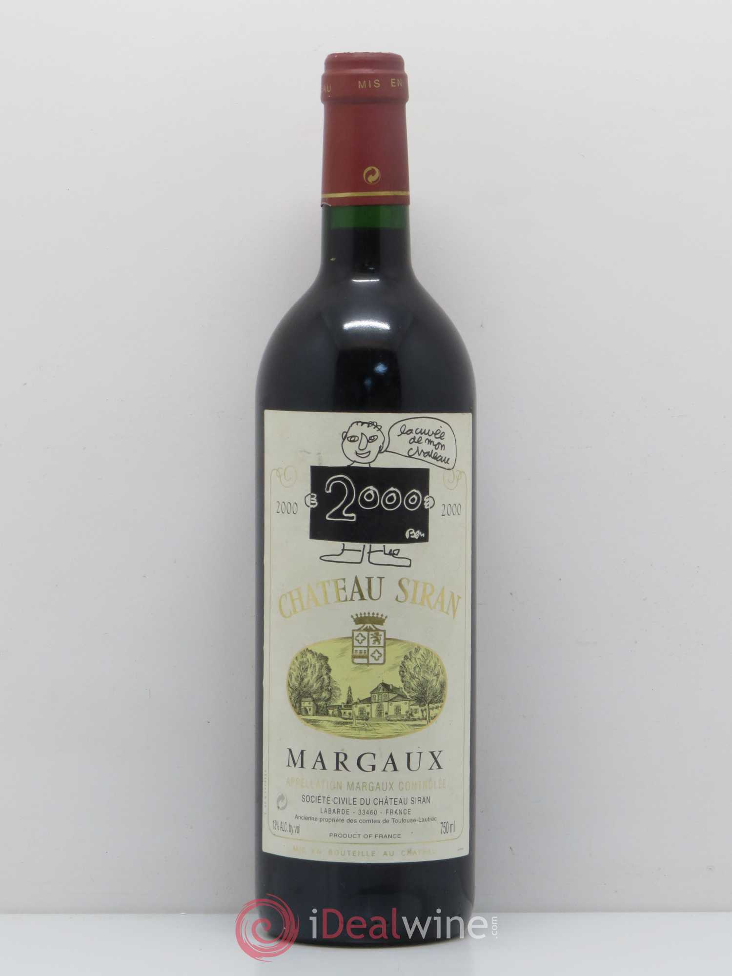 Château Siran 2000 - Lot de 1 bouteille - 0
