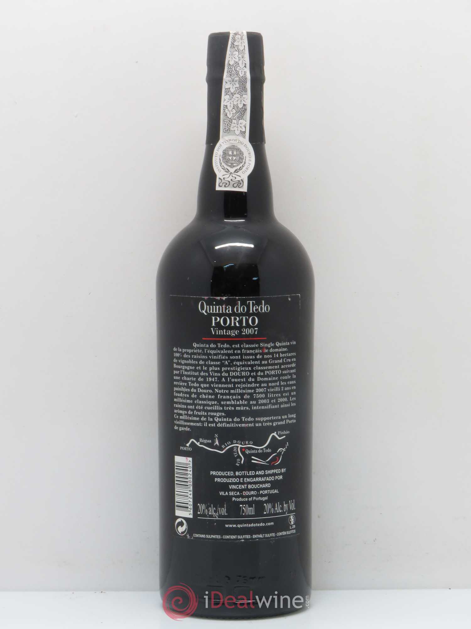 Porto Porto Vintage Quinta do Tedo Traditional Single Quinta 2007 - Lot of 1 bottle - 1