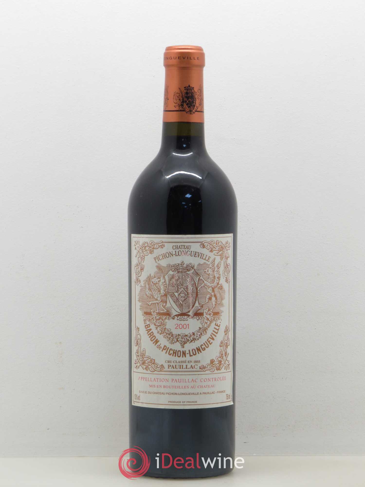 Pichon Longueville Baron 2ème Grand Cru Classé 2001 - Lot de 1 bouteille - 0