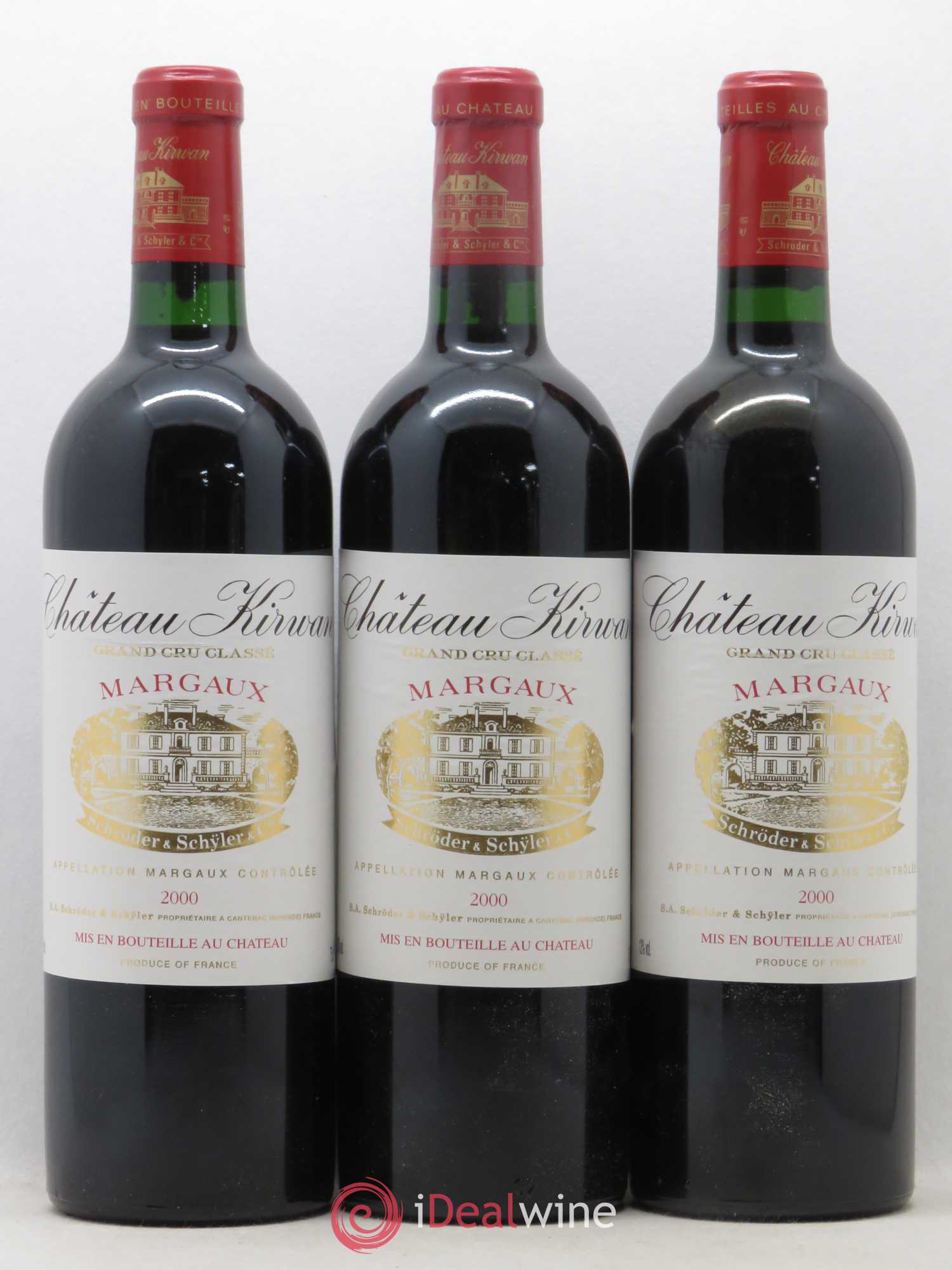Château Kirwan 3ème Grand Cru Classé 2000 - Lot de 6 bouteilles - 2