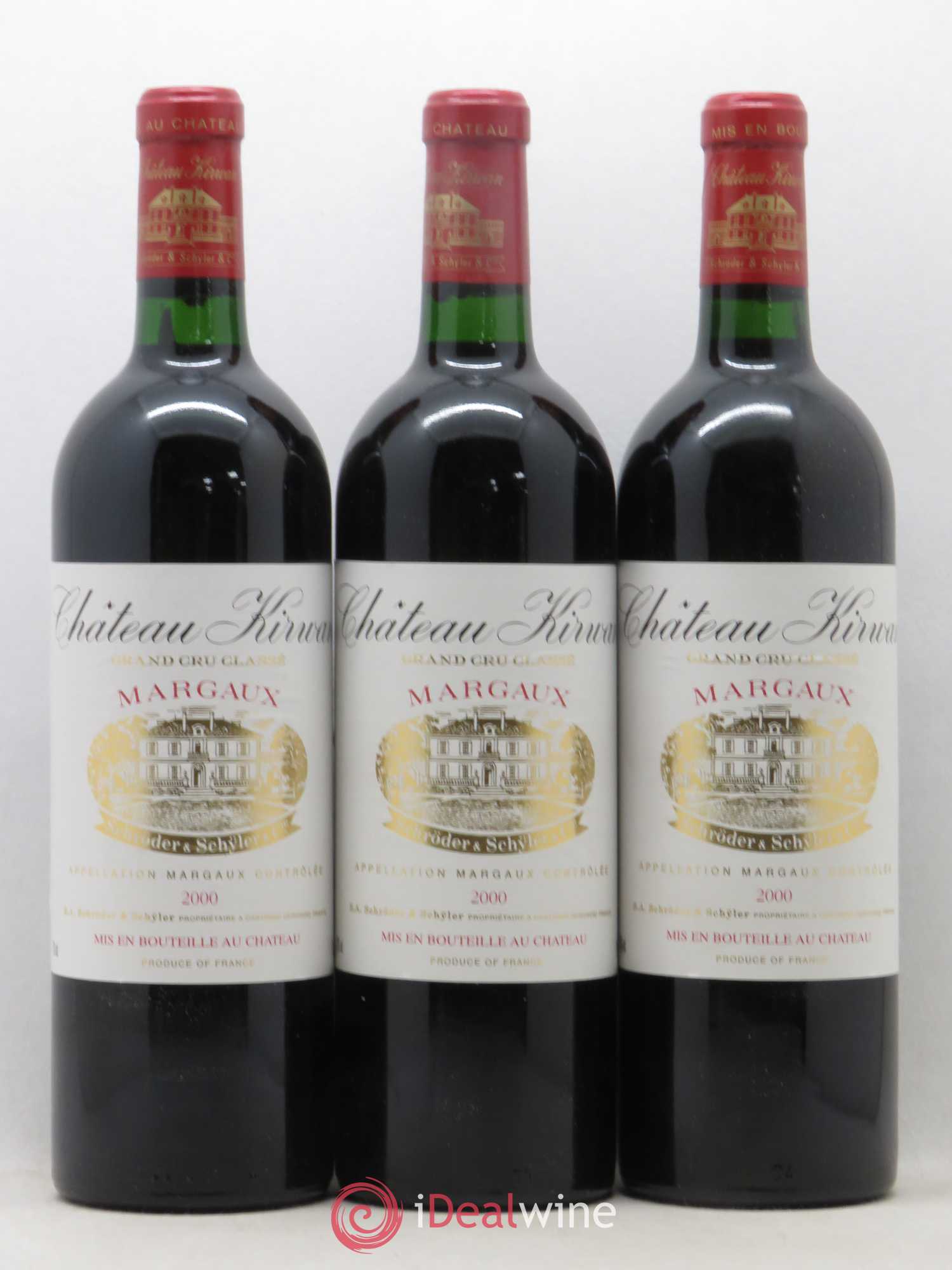 Château Kirwan 3ème Grand Cru Classé 2000 - Lot de 6 bouteilles - 2