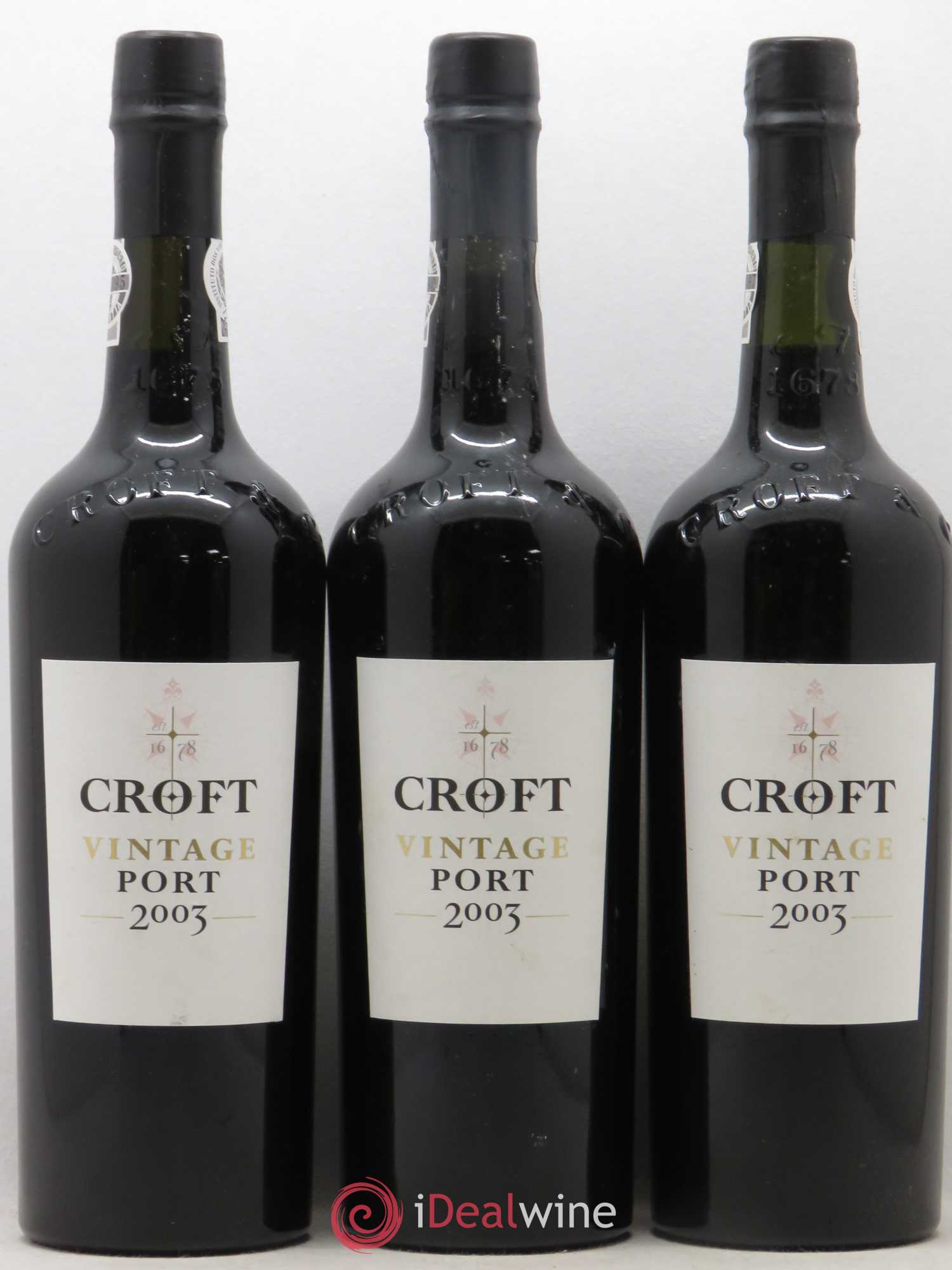 Porto Croft The Fladgate Partnership 2003 - Lot de 6 bouteilles - 1