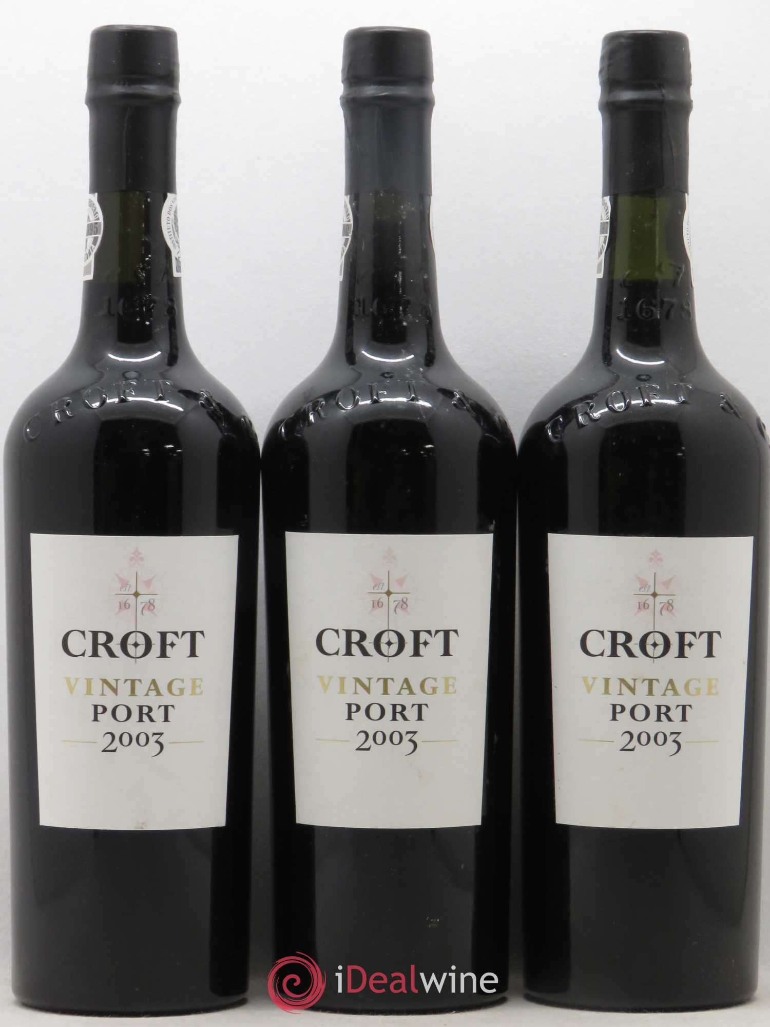 Porto Croft The Fladgate Partnership 2003 - Lot de 6 bouteilles - 2