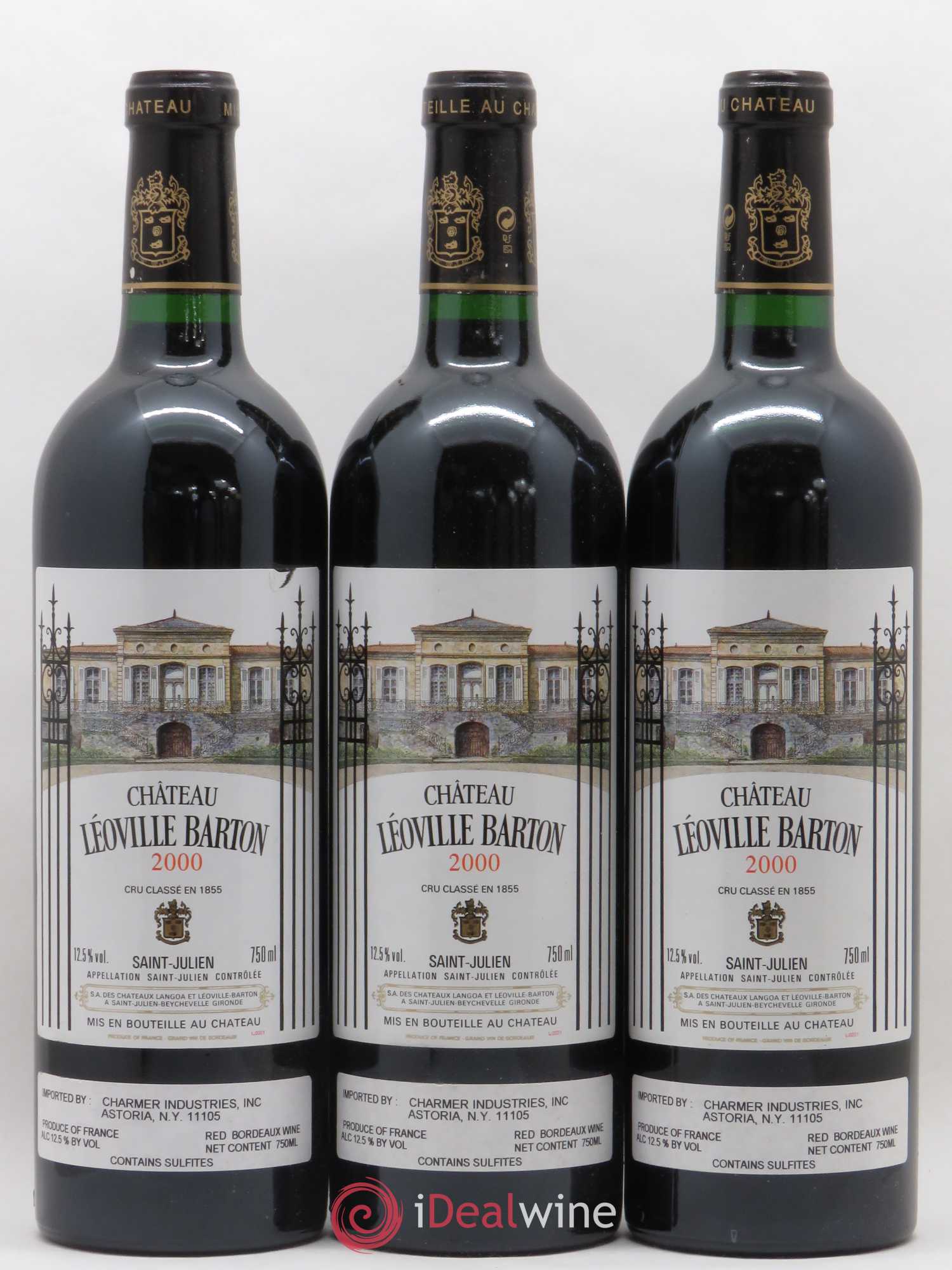 Château Léoville Barton 2ème Grand Cru Classé 2000 - Lot de 12 bouteilles - 1