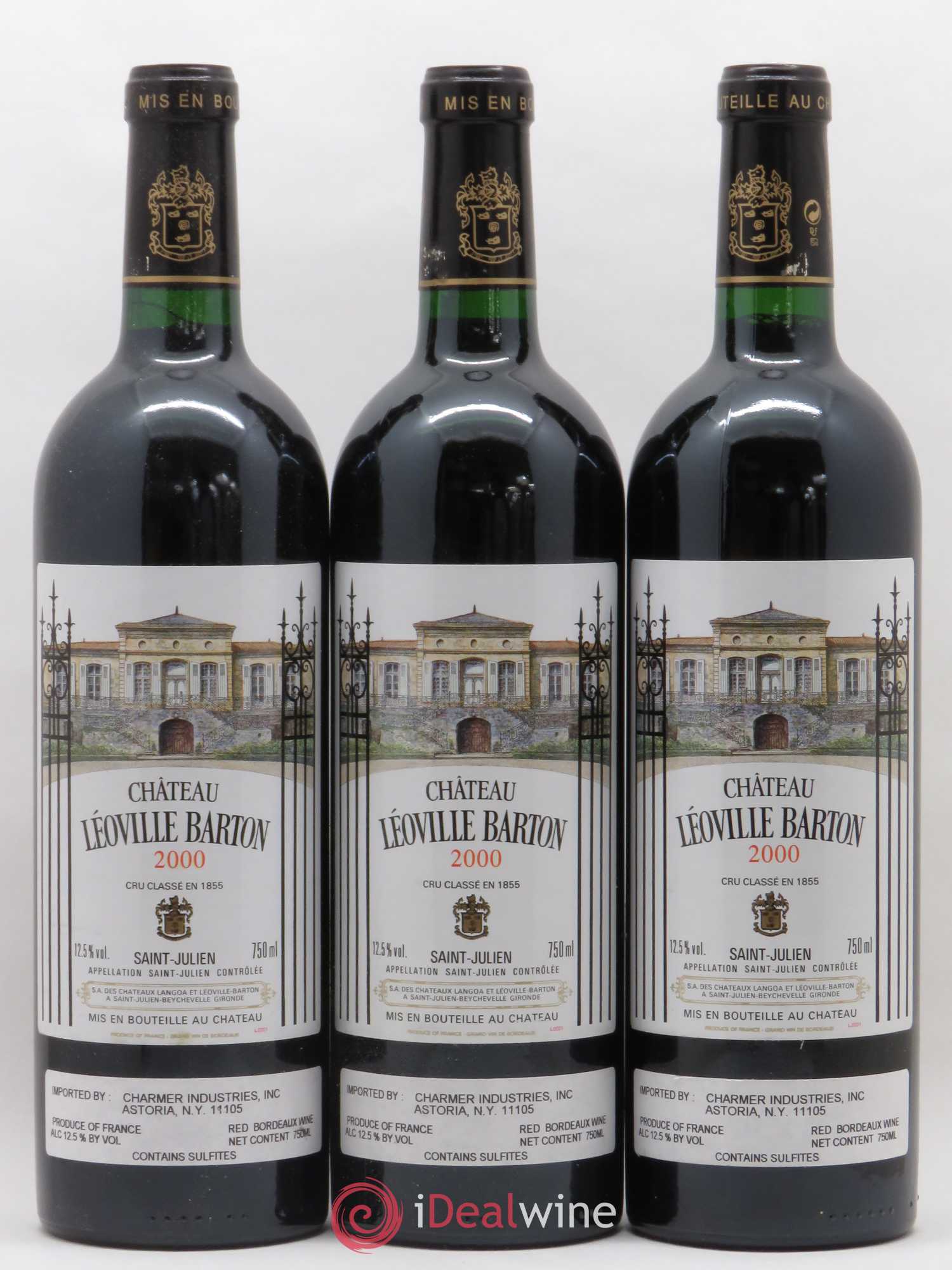 Château Léoville Barton 2ème Grand Cru Classé 2000 - Lot de 12 bouteilles - 3