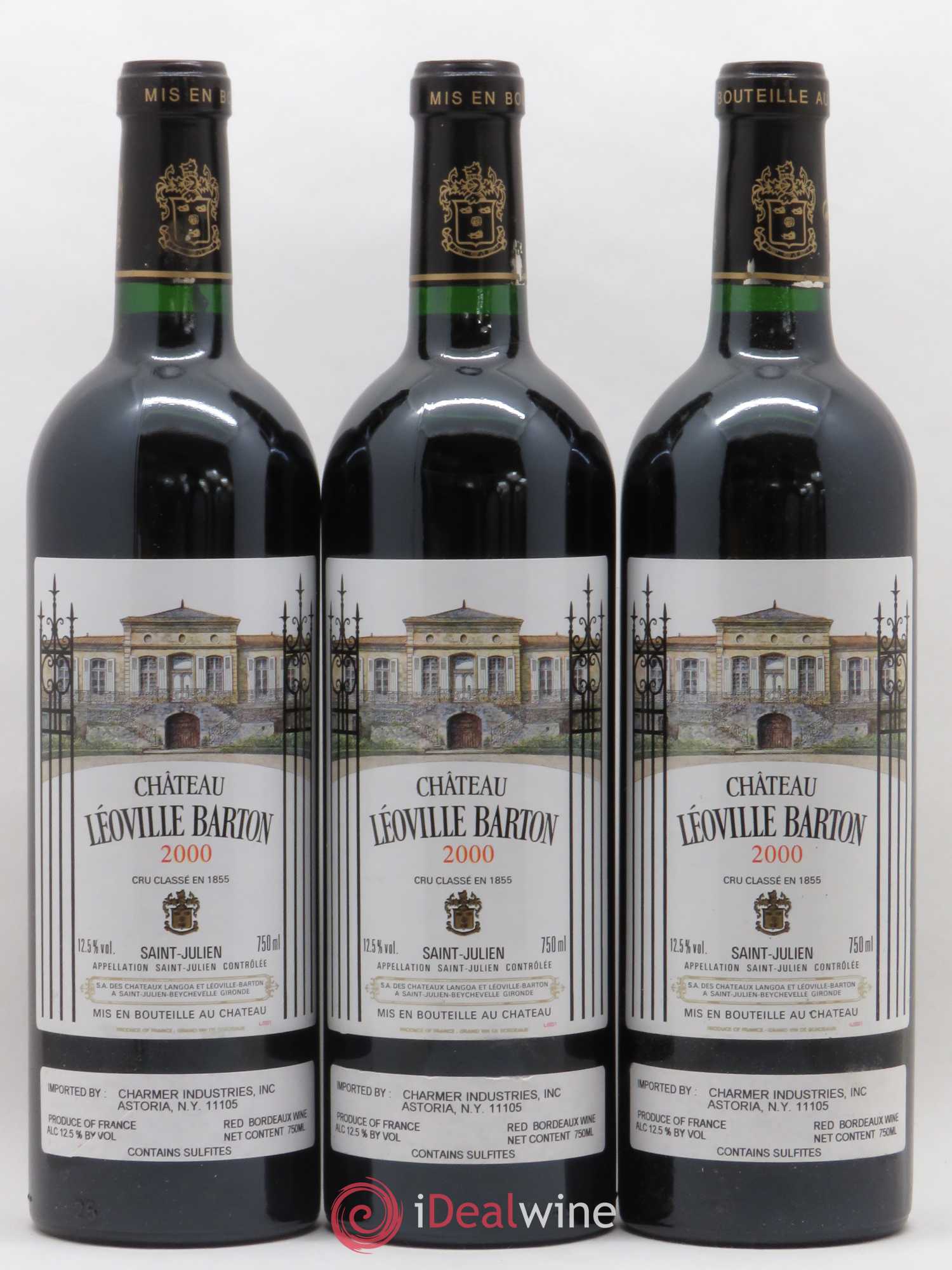 Château Léoville Barton 2ème Grand Cru Classé 2000 - Lot de 12 bouteilles - 4