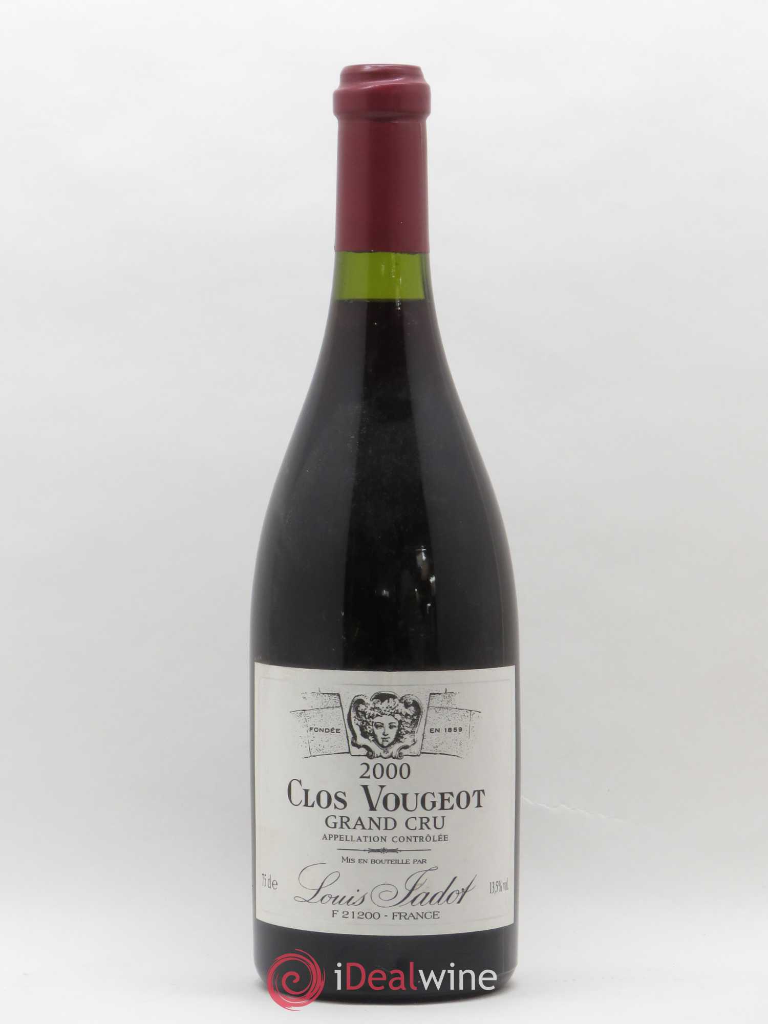 Clos de Vougeot Grand Cru Louis Jadot (Domaine) 2000 - Lot de 1 bouteille - 0