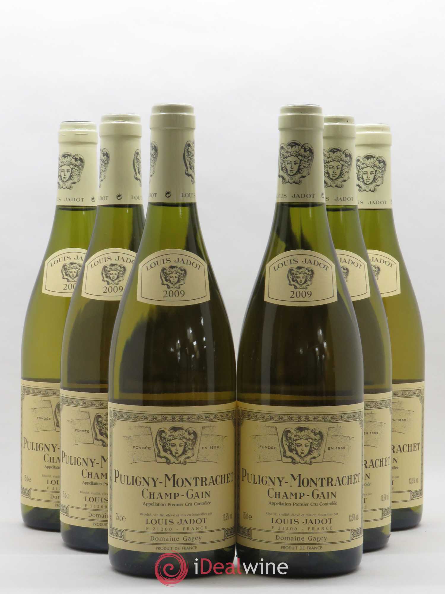 Puligny-Montrachet 1er Cru Champ-Gain Louis Jadot 2009 - Lotto di 6 bottiglie - 0